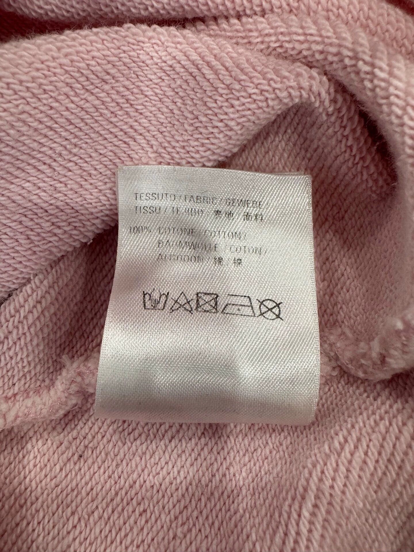 Balenciaga Balenciaga Crew Pink Logo Hoodie Size S / US 4 / IT 40 - 5 Thumbnail