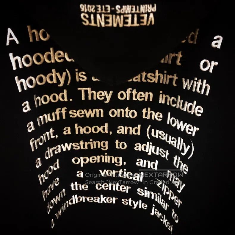 Vetements Vetements Instruction manual sweatshirt Size US M / EU 48-50 / 2 - 7 Thumbnail