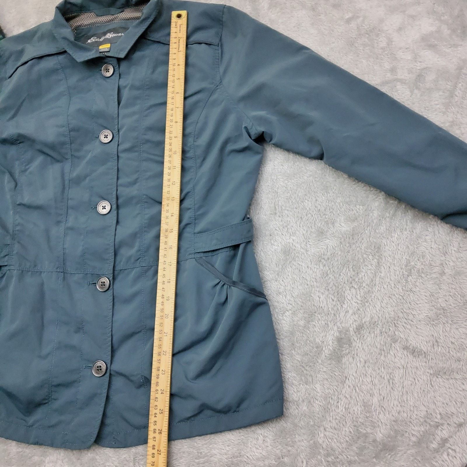 Eddie Bauer Eddie Bauer Travex Blue Button Closure Women’s Sz L Nylon Size L / US 10 / IT 46 - 4 Thumbnail