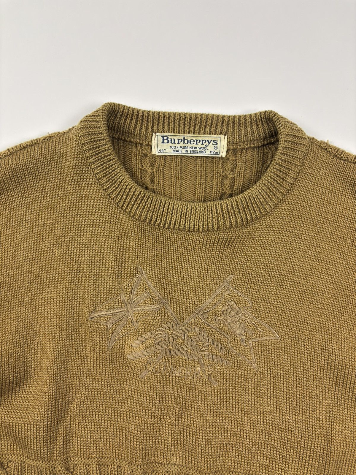 Burberry Vintage Burberry Crewneck Sweater Size US M / EU 48-50 / 2 - 2 Thumbnail