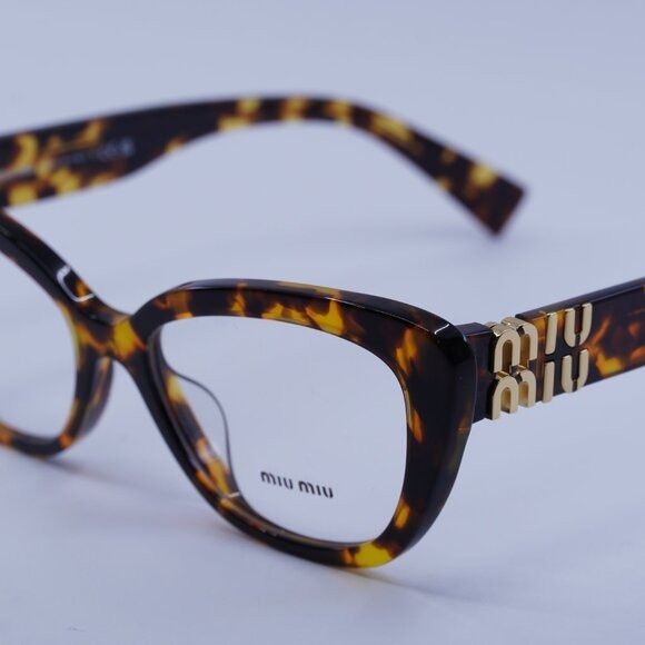 Miu Miu Miu Miu MU05VV VAU1O1 Eyeglasses Honey Havana 53mm Cat Eye Size ONE SIZE - 10 Thumbnail