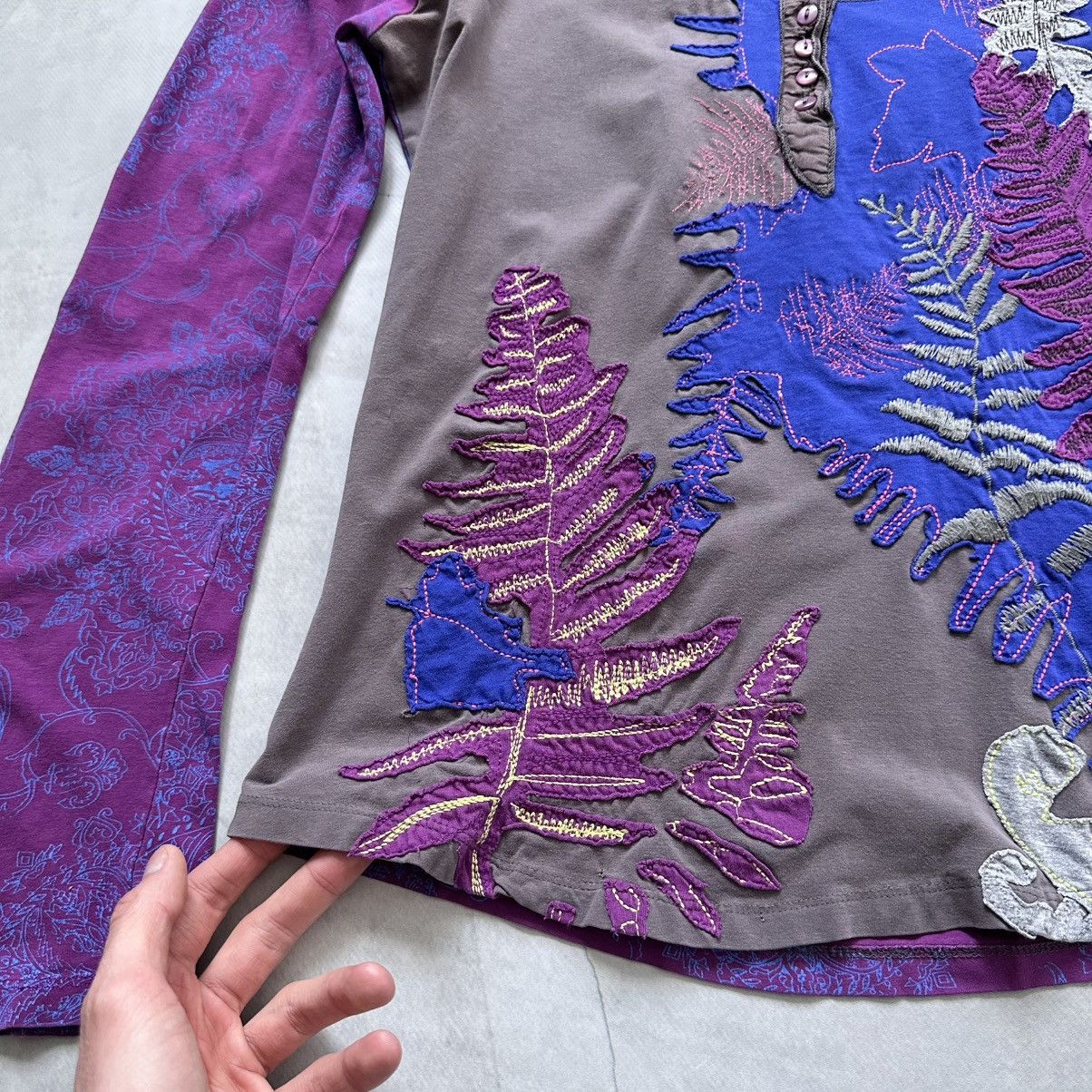 Hysteric Glamour × Undercover Y2K Floral Patchwork Top Long Sleeve Hysteric Glamour Style Size S / US 4 / IT 40 - 7 Thumbnail
