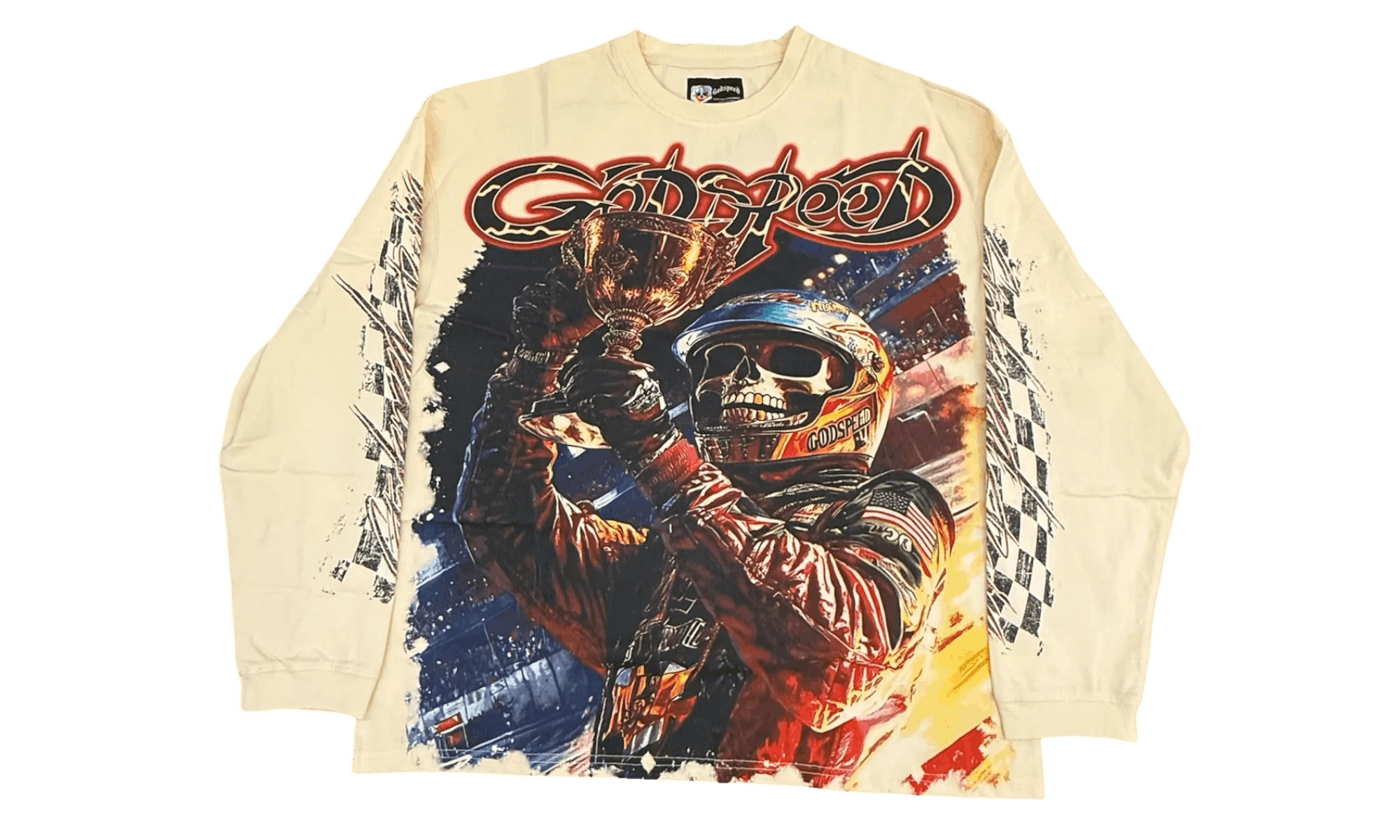 Godspeed Godspeed 'Podium Dreams' Bone LS Tee Size US XL / EU 56 / 4 - 1 Thumbnail