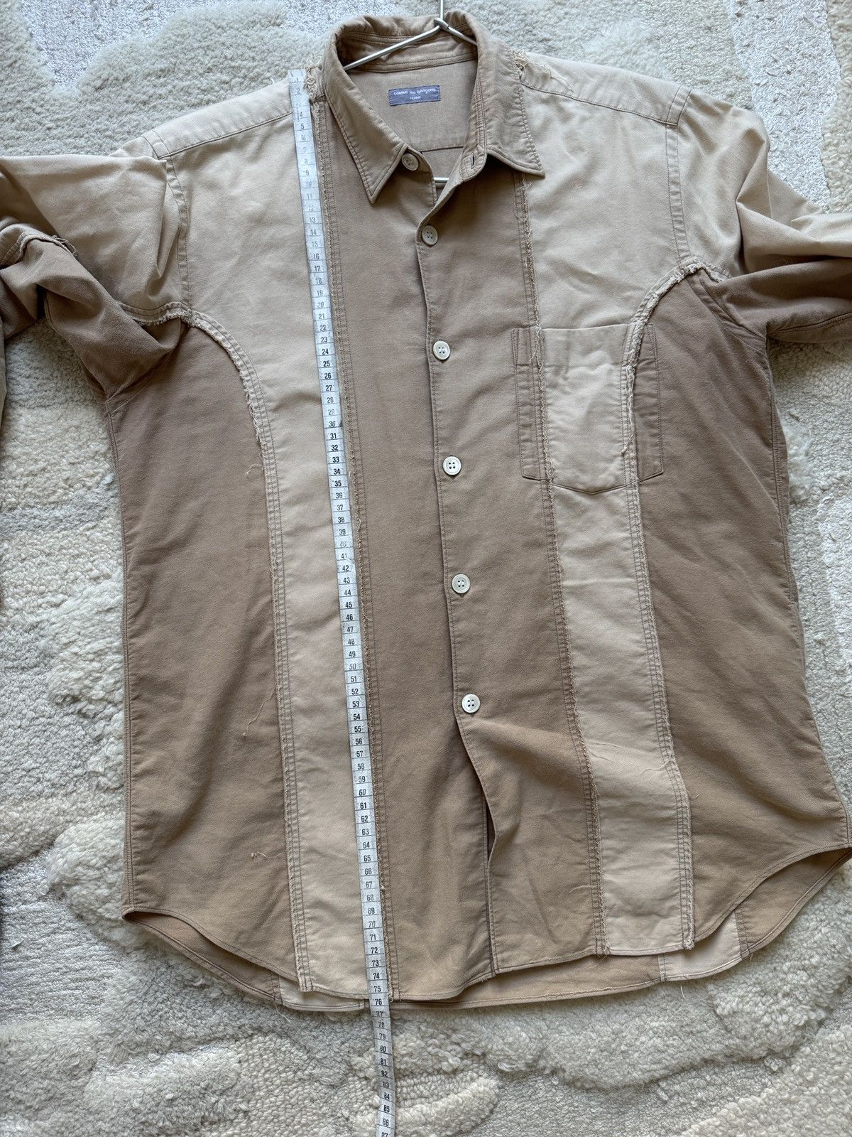 Comme des Garcons Homme AD 2002 Comme Des Garcons Homme deconstructed shirt Size US M / EU 48-50 / 2 - 8 Thumbnail