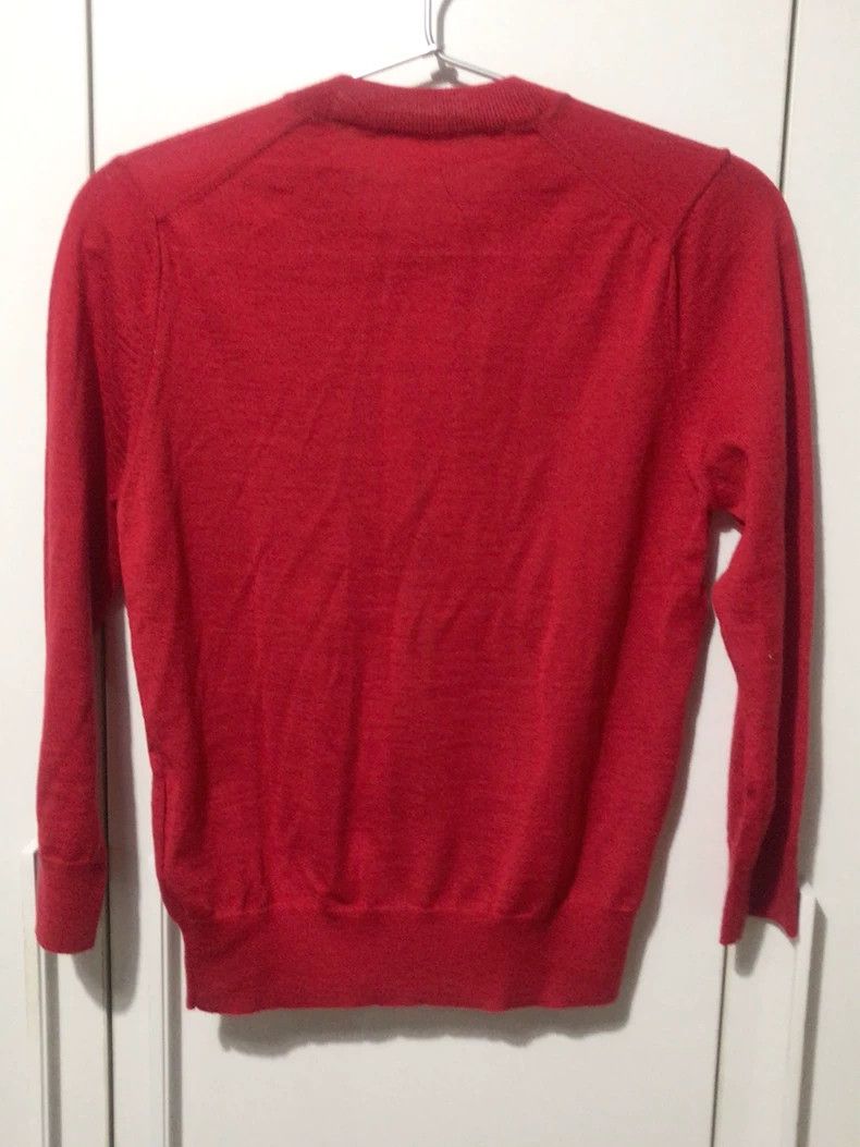 Comme des Garcons Comme des Garcons Knitted cardigan coat is red Size XS / US 0-2 / IT 36-38 - 4 Thumbnail