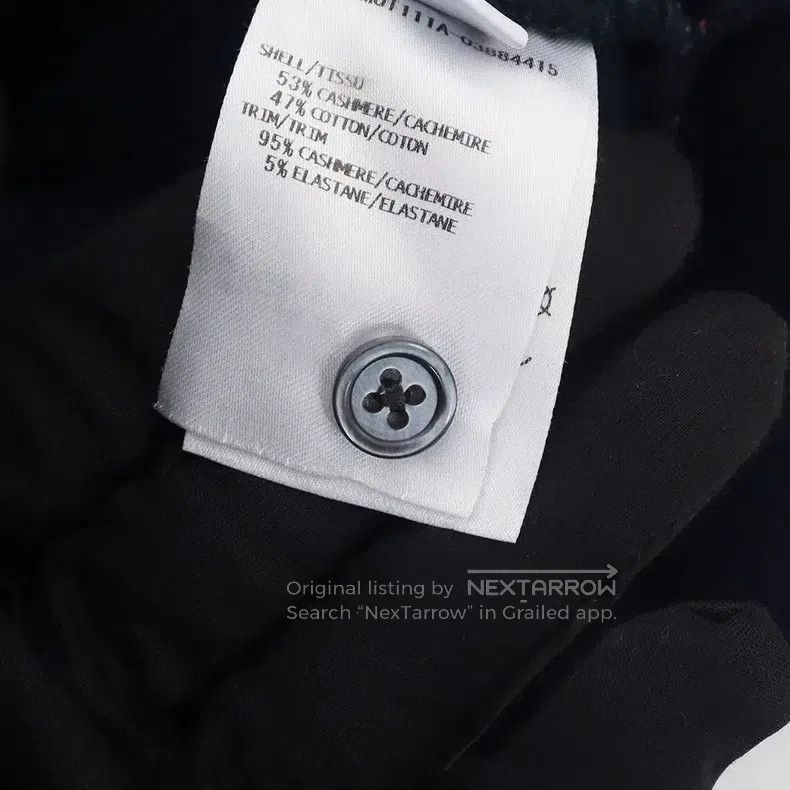 Thom Browne Thom Browne Navy Cashmere Turtleneck Sweater Size US XL / EU 56 / 4 - 9 Thumbnail