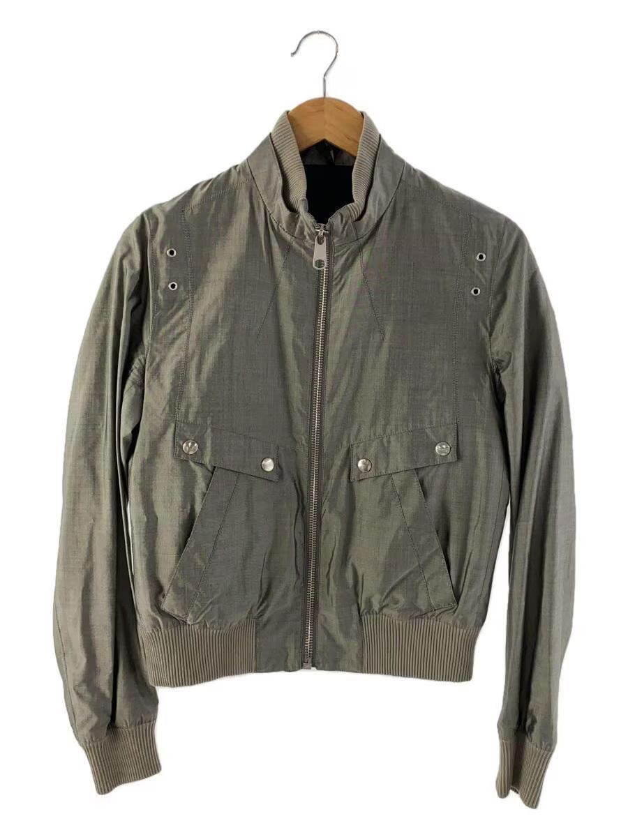 image of Dior Homme Silk Flight Bomber Jacket in Grey, Men's (Size Small)