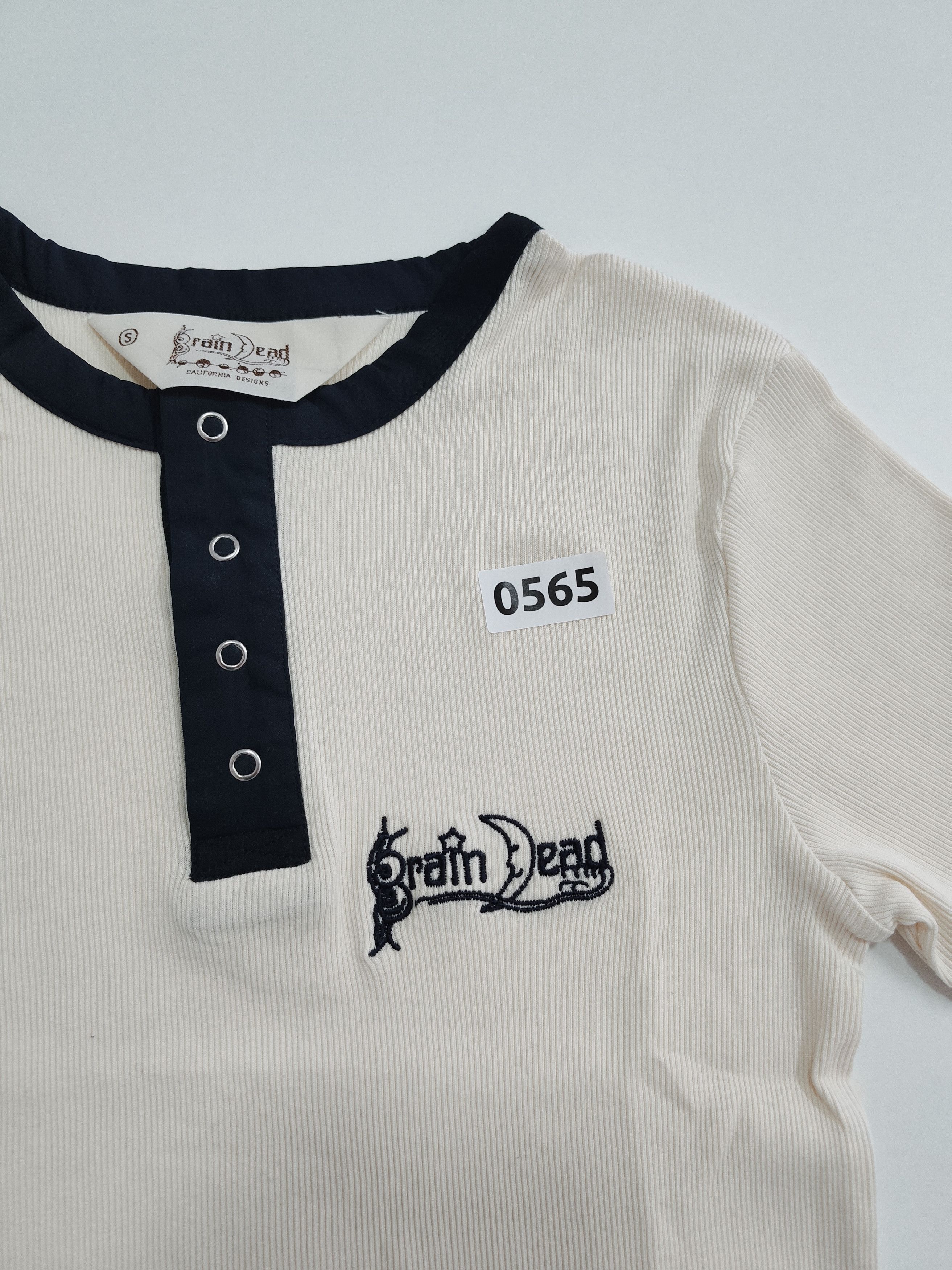 Brain Dead Brain dead "Ribbed Henley" Size S / US 4 / IT 40 - 6 Thumbnail