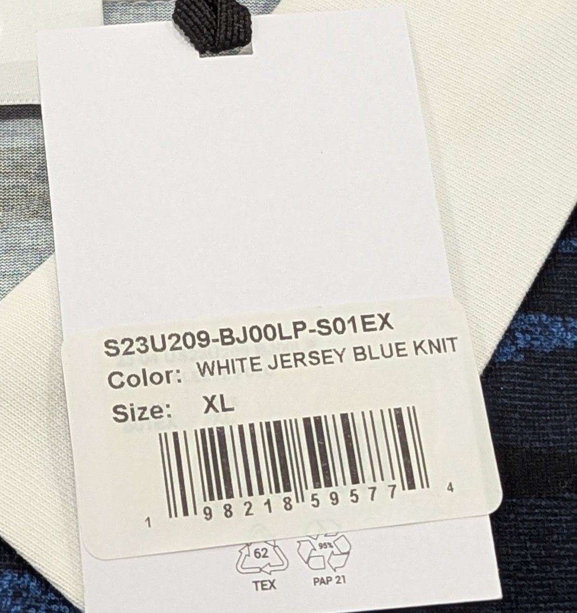 Missoni M Missoni Graphic Cotton Polo Shirt White/Multi XL Size US XL / EU 56 / 4 - 5 Thumbnail