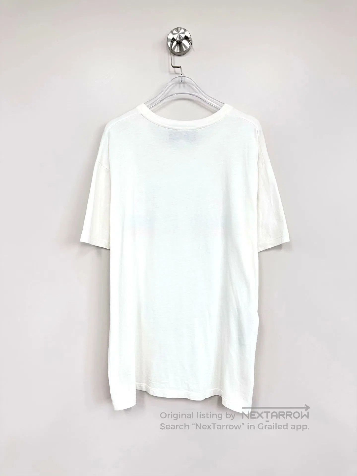 Gucci Guicci White Embroidered Cat Letter Logo Short Sleeve| Size US M / EU 48-50 / 2 - 2 Thumbnail