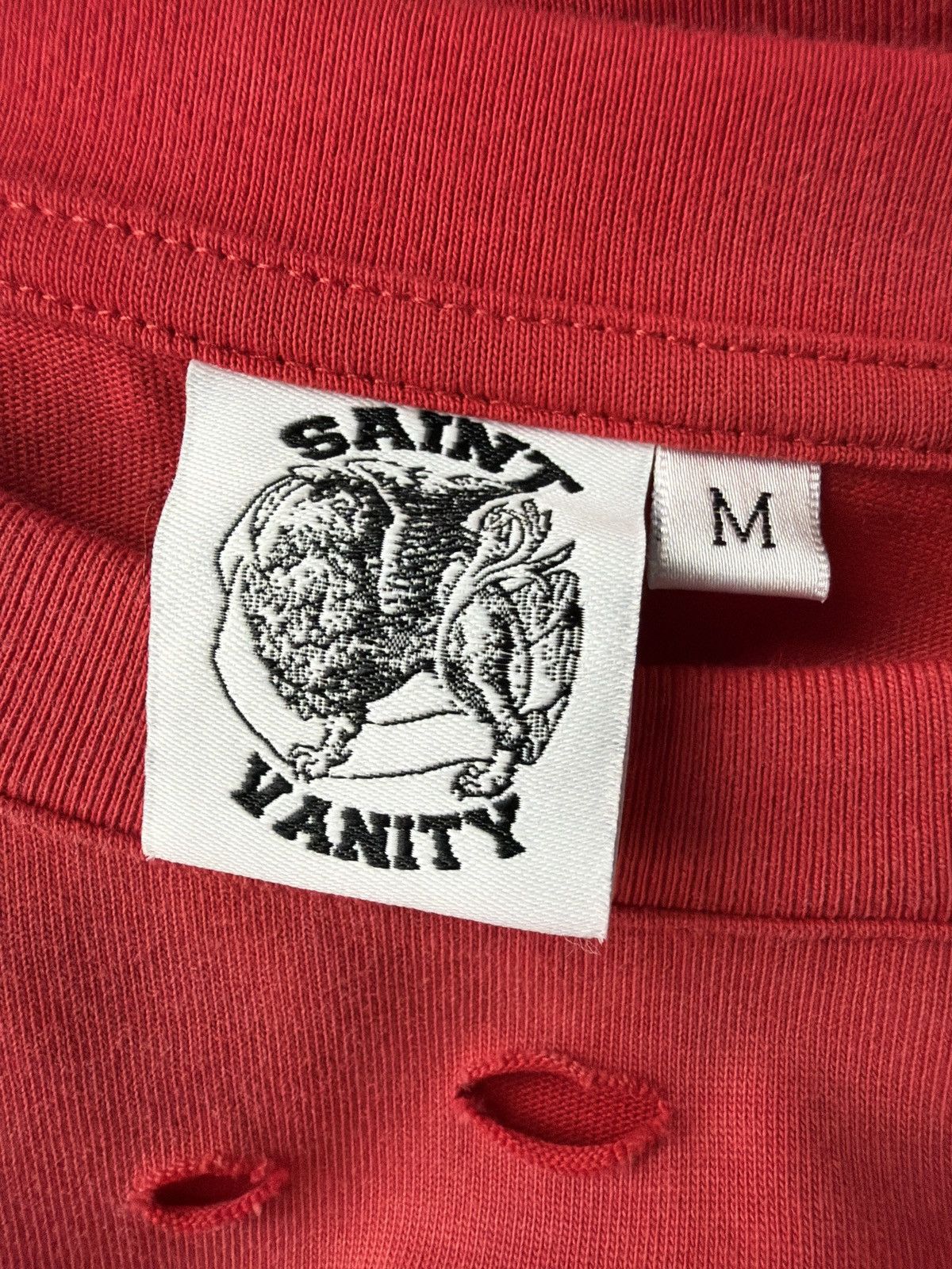 Saint Vanity Saint Vanity Cutoff Layered Thermal Red Size US M / EU 48-50 / 2 - 2 Thumbnail