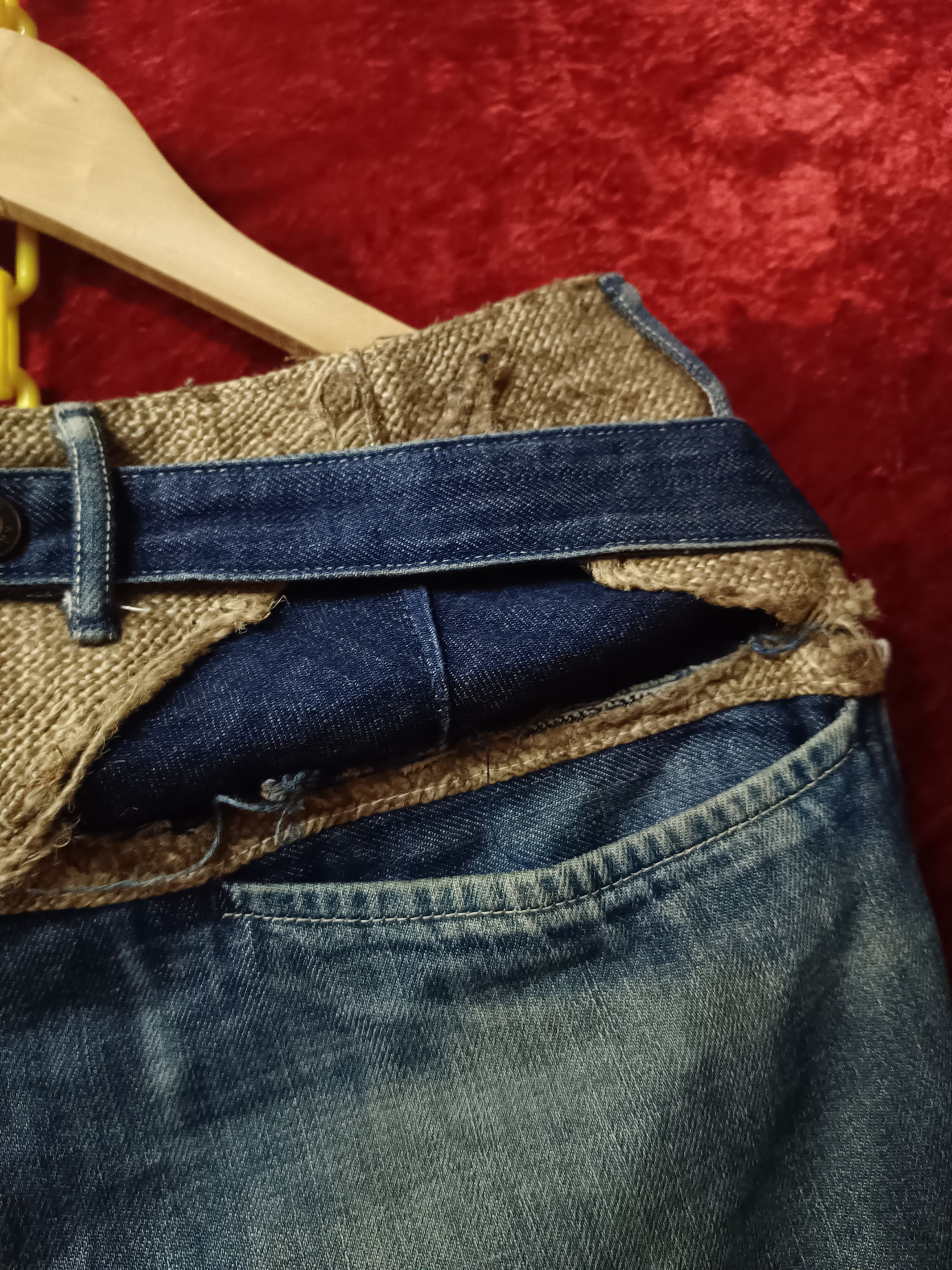 Kapital Kountry Clown Denim Pants Size US 31 - 4 Thumbnail