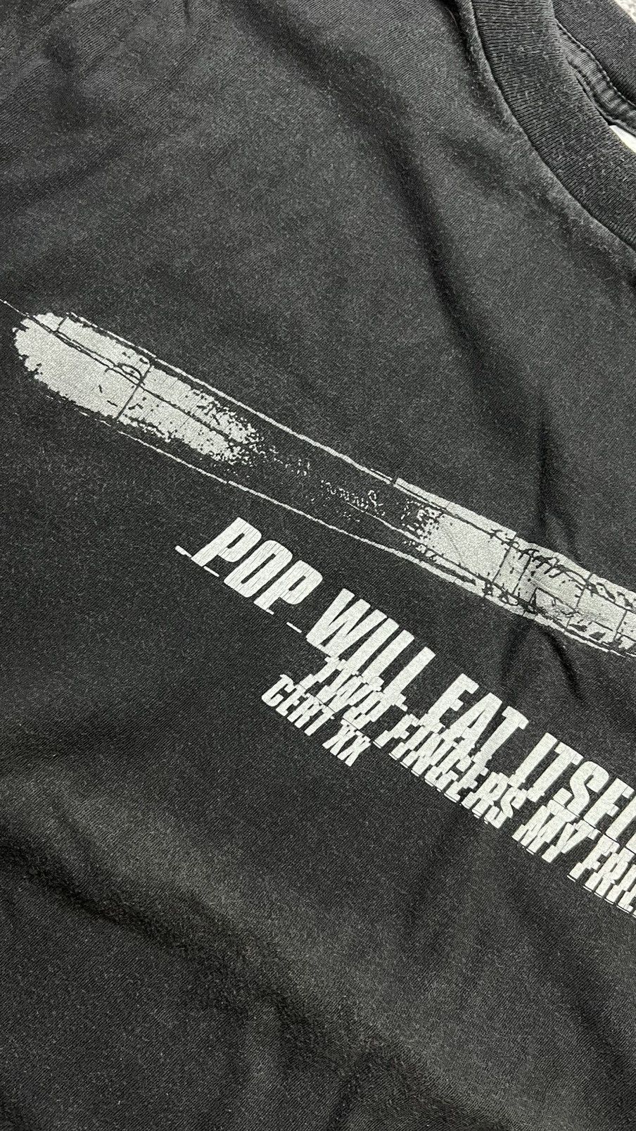 Band Tees 1995 PWEI Pop will eat itself two fingers my friend tour tee Size US XL / EU 56 / 4 - 4 Thumbnail