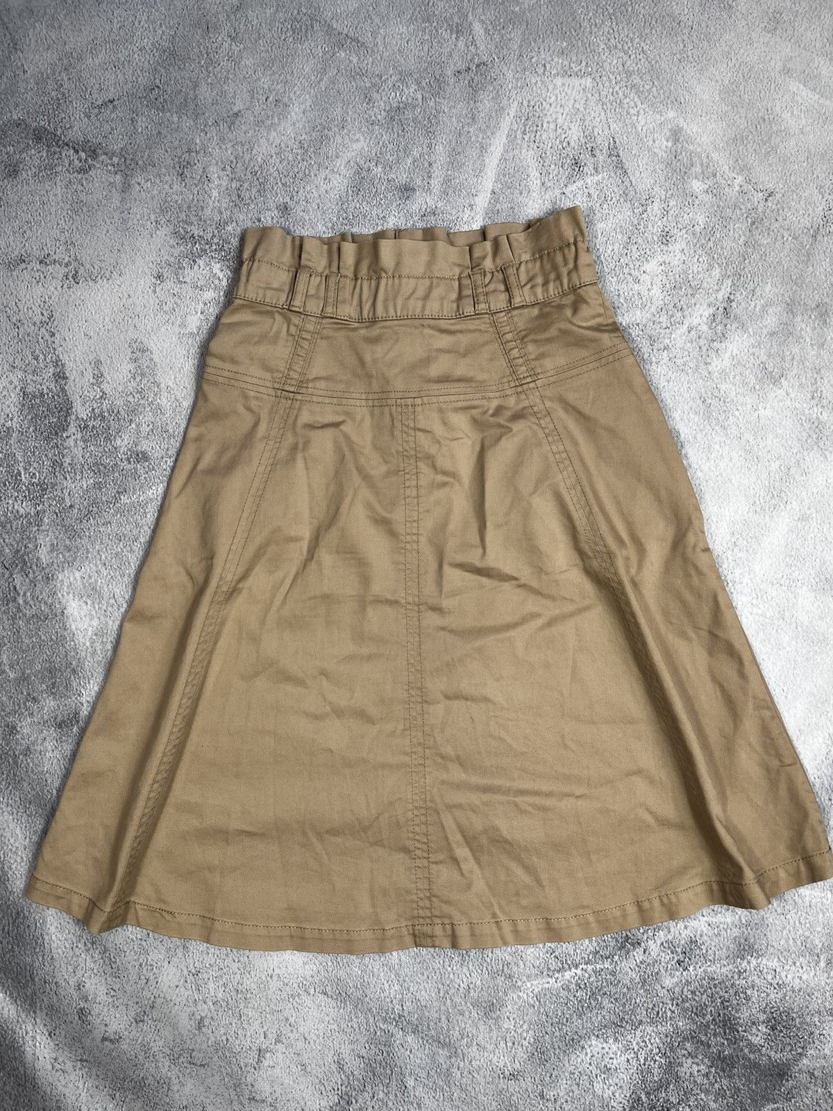 Vintage Vintage Y2K flared gorpcore midi skirt streetwear Size 25" / US 0 / IT 36 - 9 Thumbnail