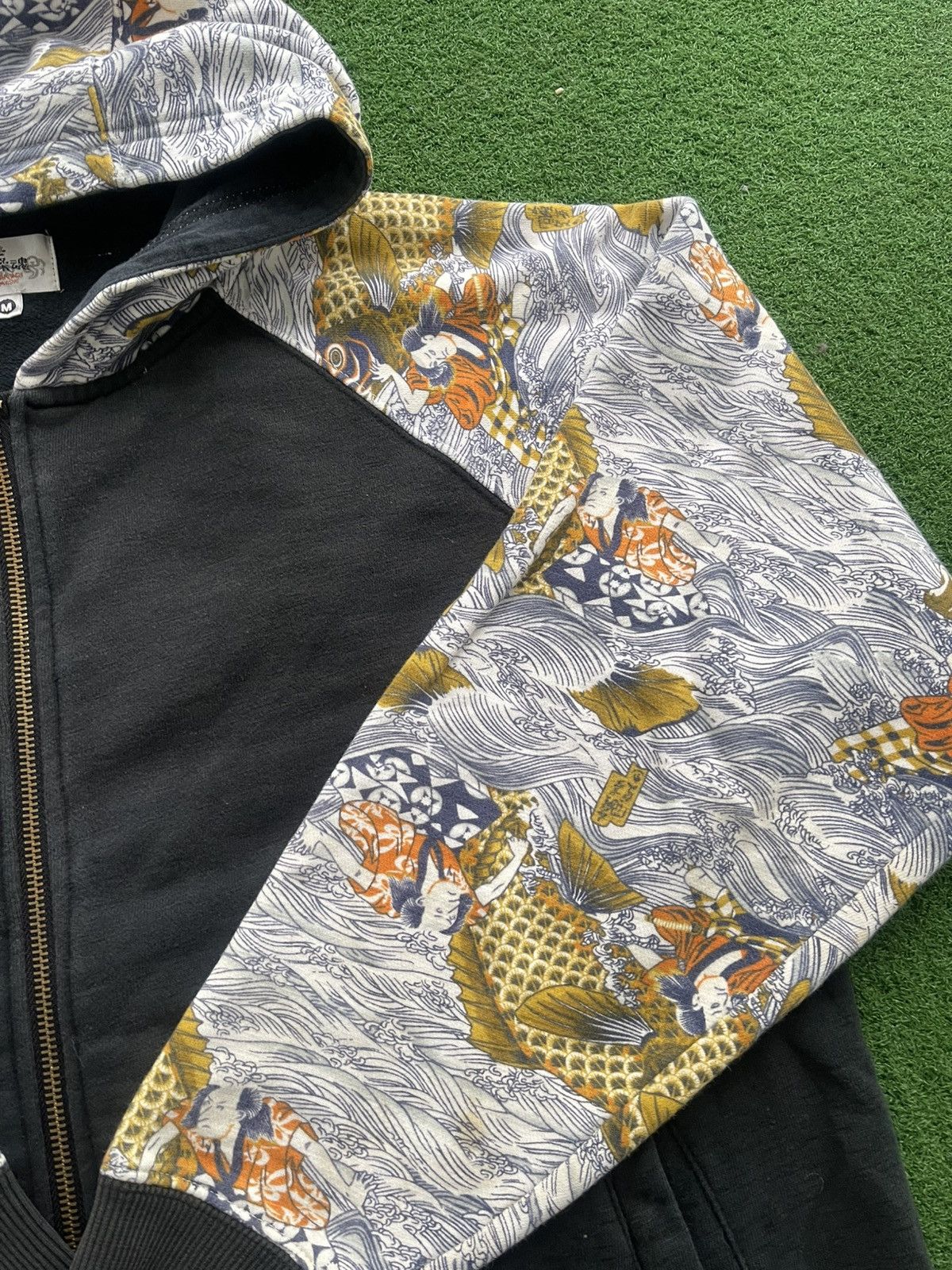 Japanese Brand × Vintage 🔥RARE🔥SUKAJAN KOI FISH KARAKURI TAMASHI EMBROIDERY Size US M / EU 48-50 / 2 - 7 Thumbnail