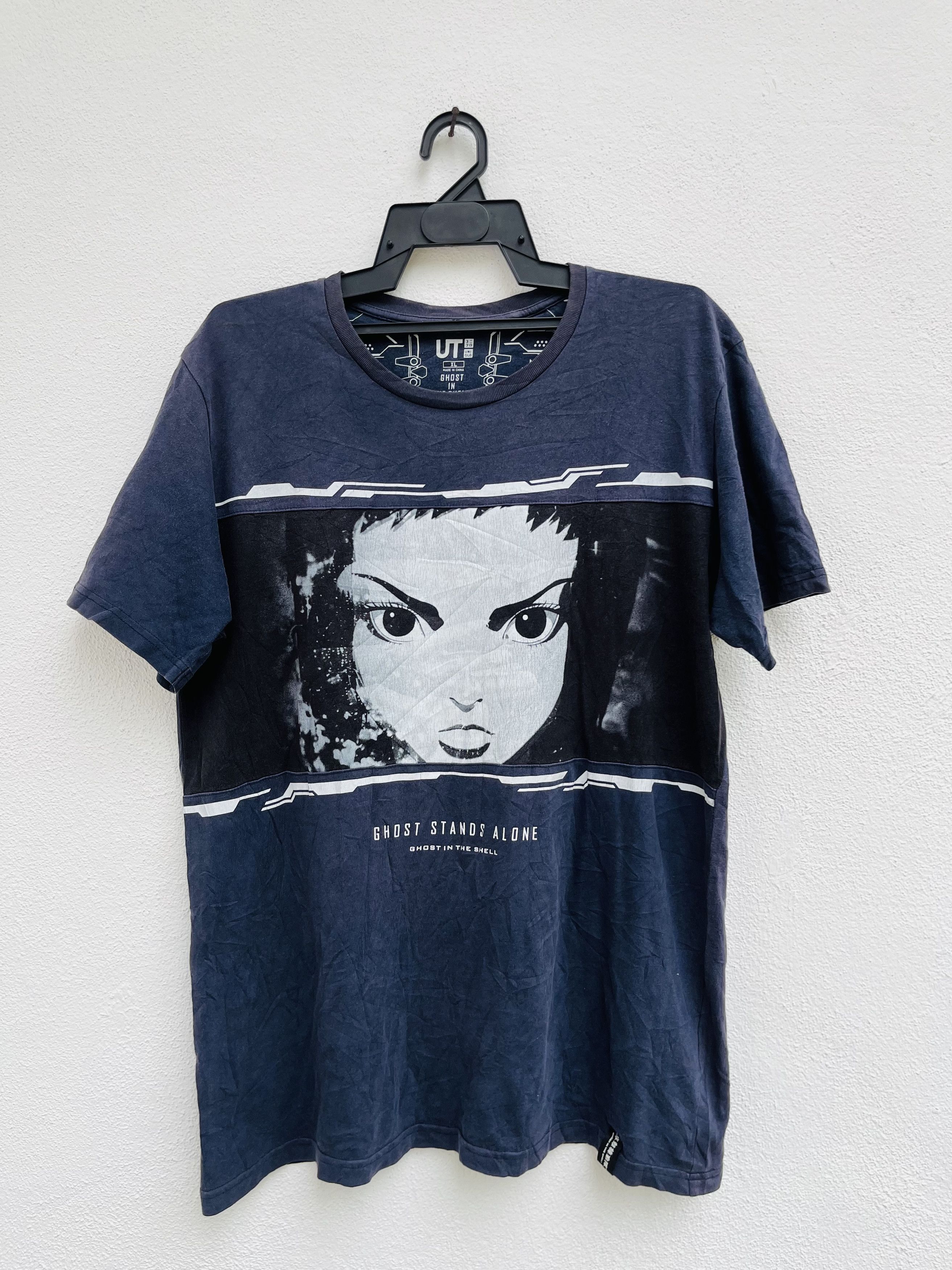 Japanese Brand Vintage Ghost In The Shell Ghost Stands Alone Shirt Size US L / EU 52-54 / 3 - 1 Thumbnail