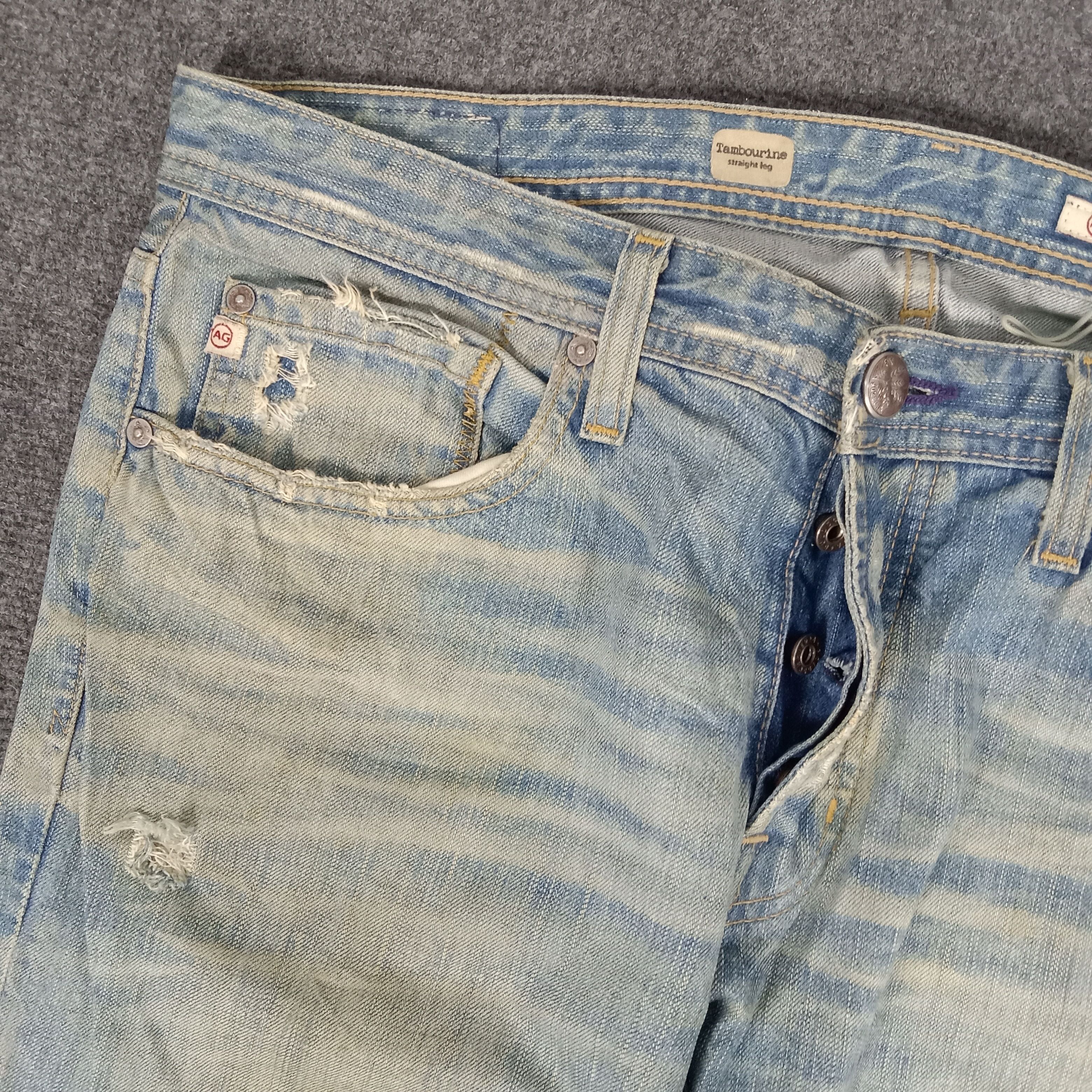 AG Adriano Goldschmied × Vintage Adriano Goldschmied American Distressed Style Jeans Size US 36 / EU 52 - 3 Thumbnail
