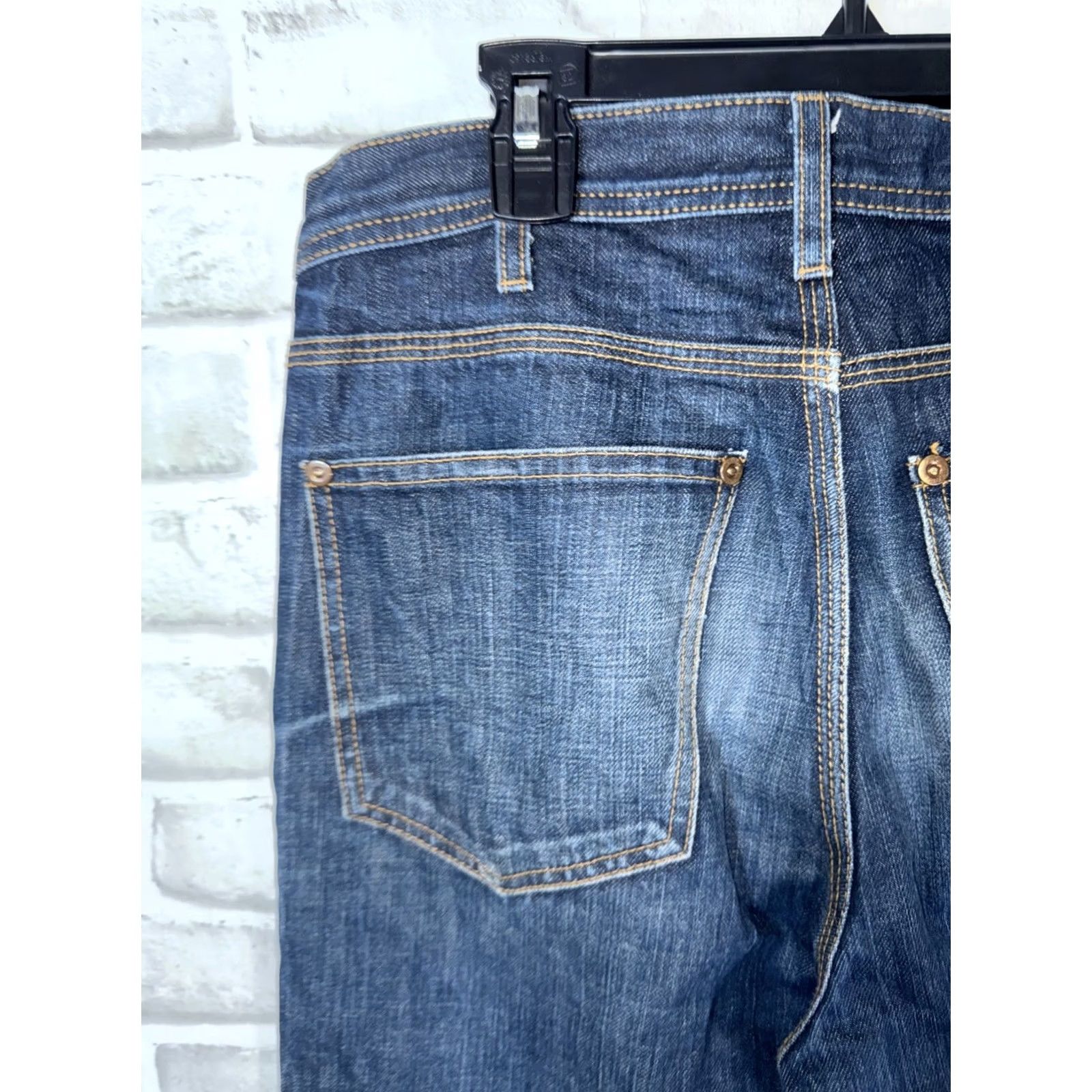 Topo Designs Topo Designs Men’s Blue Jeans Straight Denim Button Fly 28 x 33.5 USA Regular 5-Pocket Size US 28 / EU 44 - 7 Thumbnail