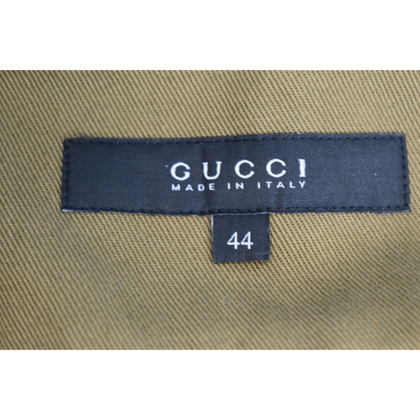 Gucci GUCCI 200269 DARK BROWN COTTON LOGO BUTTON SKIRT 44 $695 ITA Size 30" / US 8 / IT 44 - 5 Thumbnail