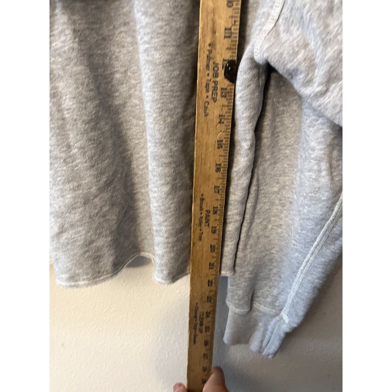 Abercrombie & Fitch Abercrombie & Fitch Pullover Women's Small Gray 1/4 Zip Hooded Sweater No Drawstring Vintage Style Shirt Womens Size S / US 4 / IT 40 - 4 Thumbnail