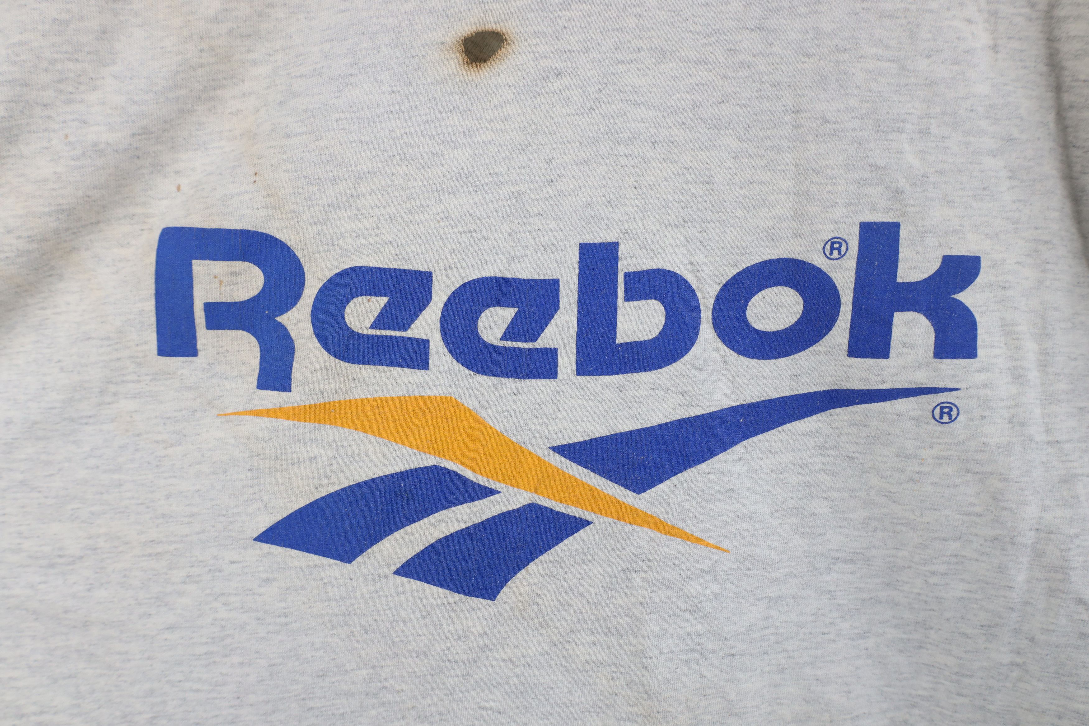 Reebok Vintage 90s Reebok Newington T-Shirt Heather Gray USA Size US XL / EU 56 / 4 - 10 Thumbnail
