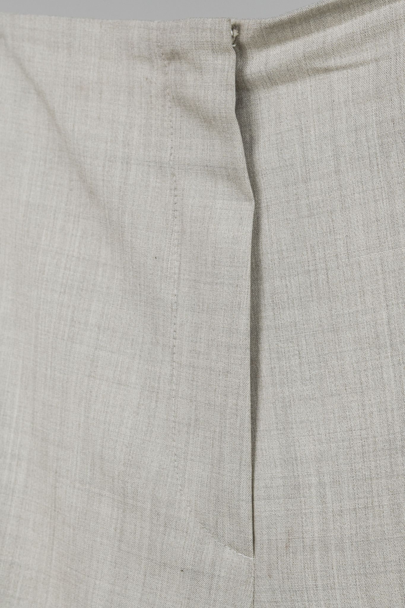 Jil Sander Jil Sander Grey Stretch-Wool Wide-Leg Pants Size 36" / US 14 / IT 50 - 7 Thumbnail