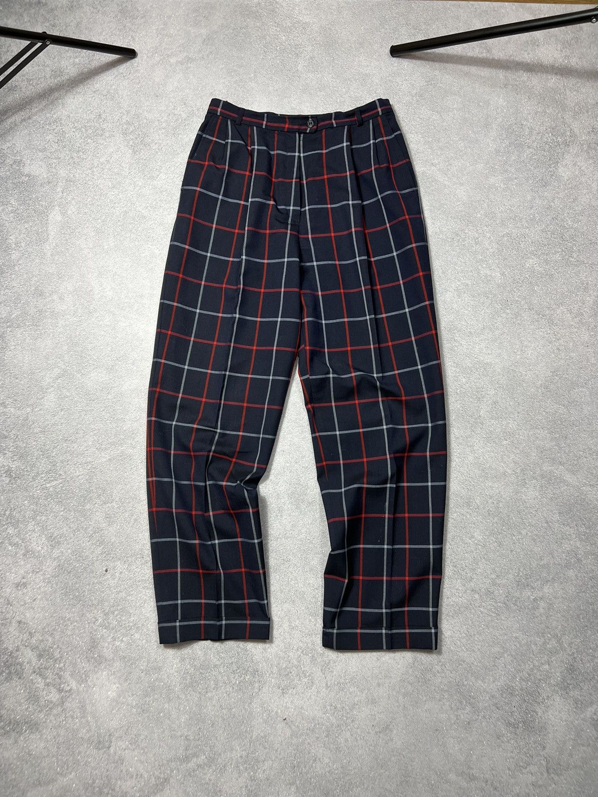 Burberry × Vintage Pants Burberrys Vintage Rare 90s Luxury Drip Y2K Size 29" - 1 Thumbnail
