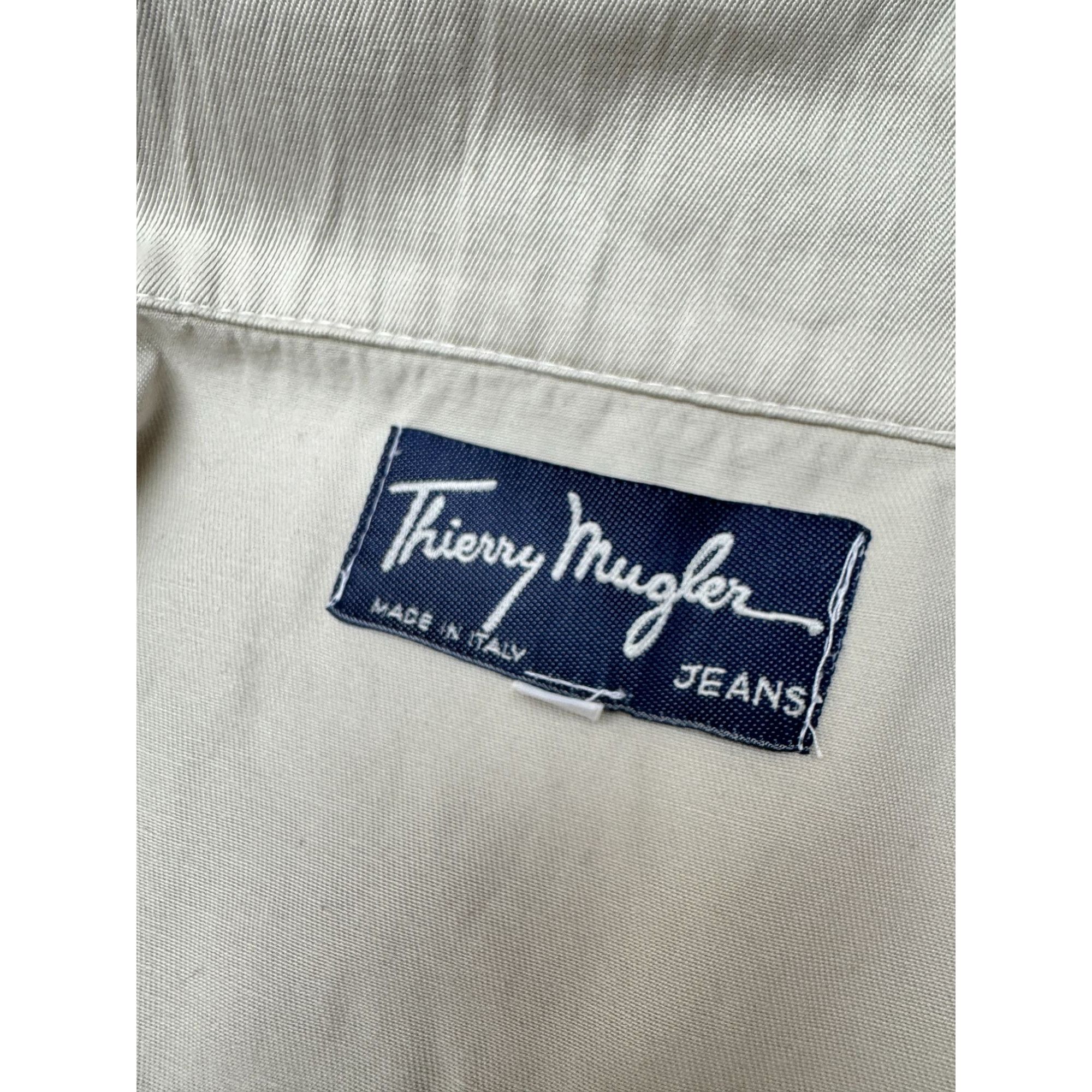 Thierry Mugler Vintage Grey Sculptural Jacket Size M / US 6-8 / IT 42-44 - 6 Thumbnail
