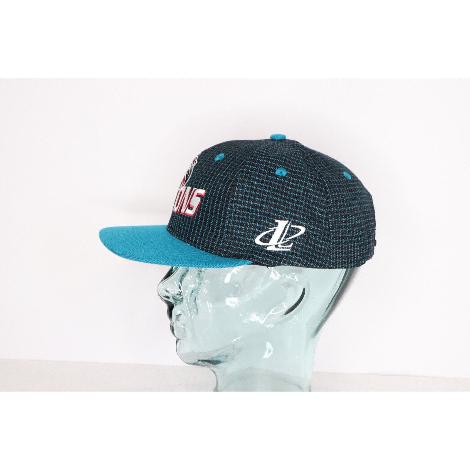 Logo Athletic NOS Vintage 90s Detroit Pistons Basketball Snapback Hat Size ONE SIZE - 4 Thumbnail