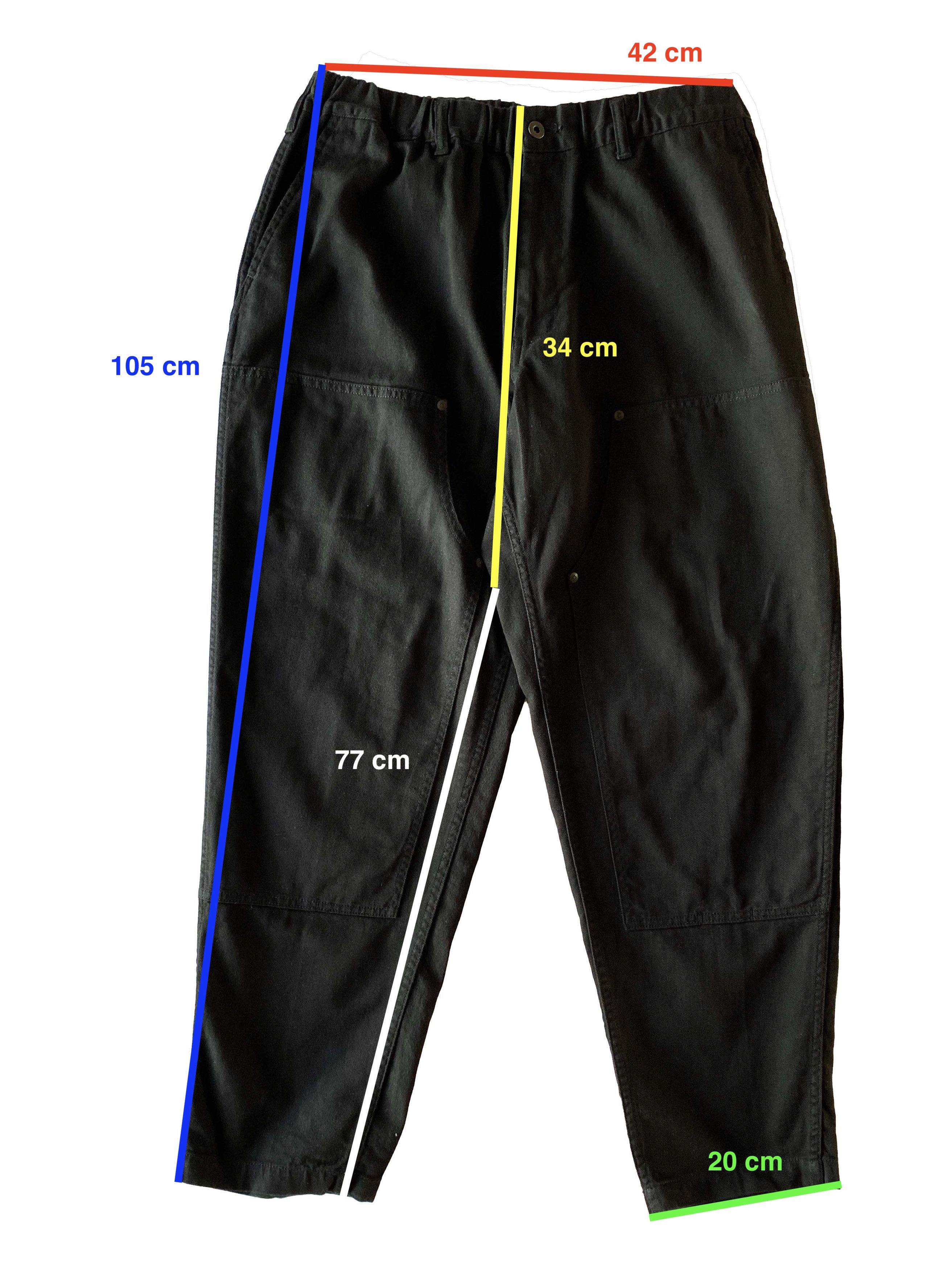 Yohji Yamamoto Yohji Yamamoto Black Scandal Cotton Pants Size US 34 / EU 50 - 12 Thumbnail