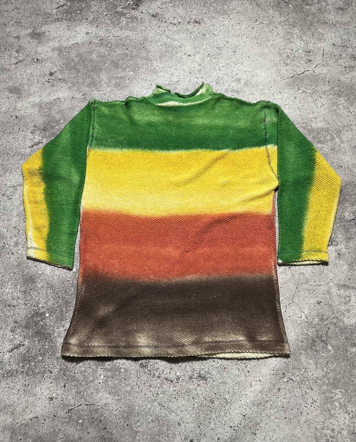 Japanese Brand Vintage Rasta Reggae Jamaica Y2k sweater Size L / US 10 / IT 46 - 9 Thumbnail