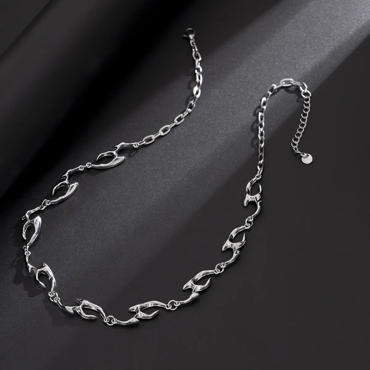 Vintage Hip Hop Titanium Steel Necklace Size ONE SIZE - 6 Thumbnail