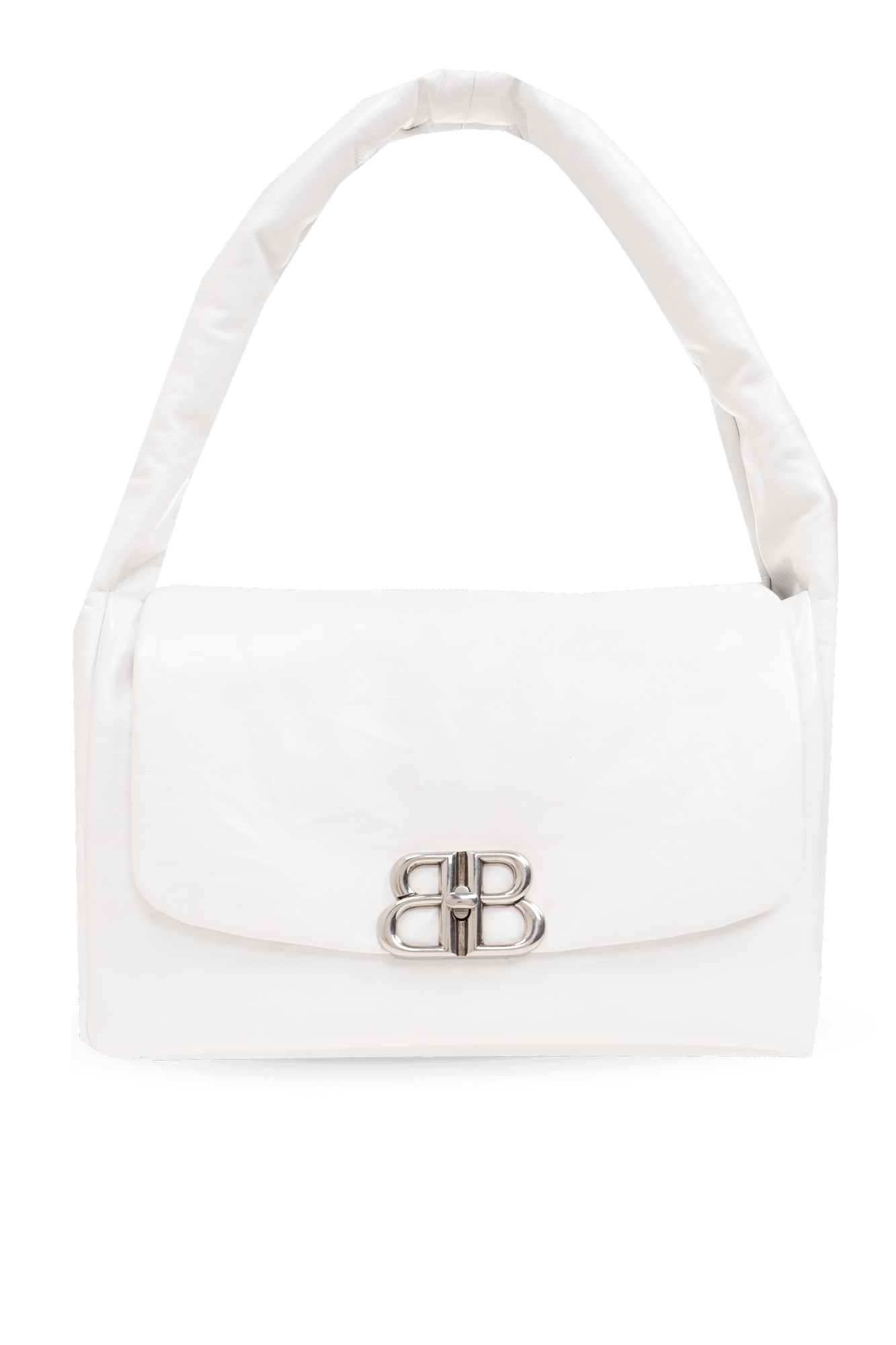 Balenciaga o1mt1gz0325 Size: OS / Monaco Medium Sling Bag in White Size ONE SIZE - 1 Thumbnail