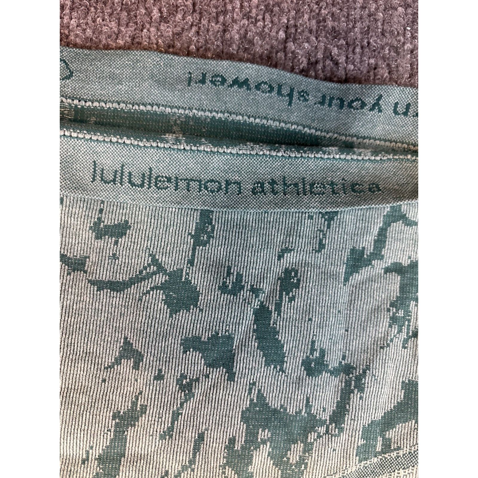 Lululemon Lululemon Swiftly Racerback Tank Shirt Women Size 6 Forage Teal Heathered EUC - Run Size ONE SIZE - 6 Thumbnail