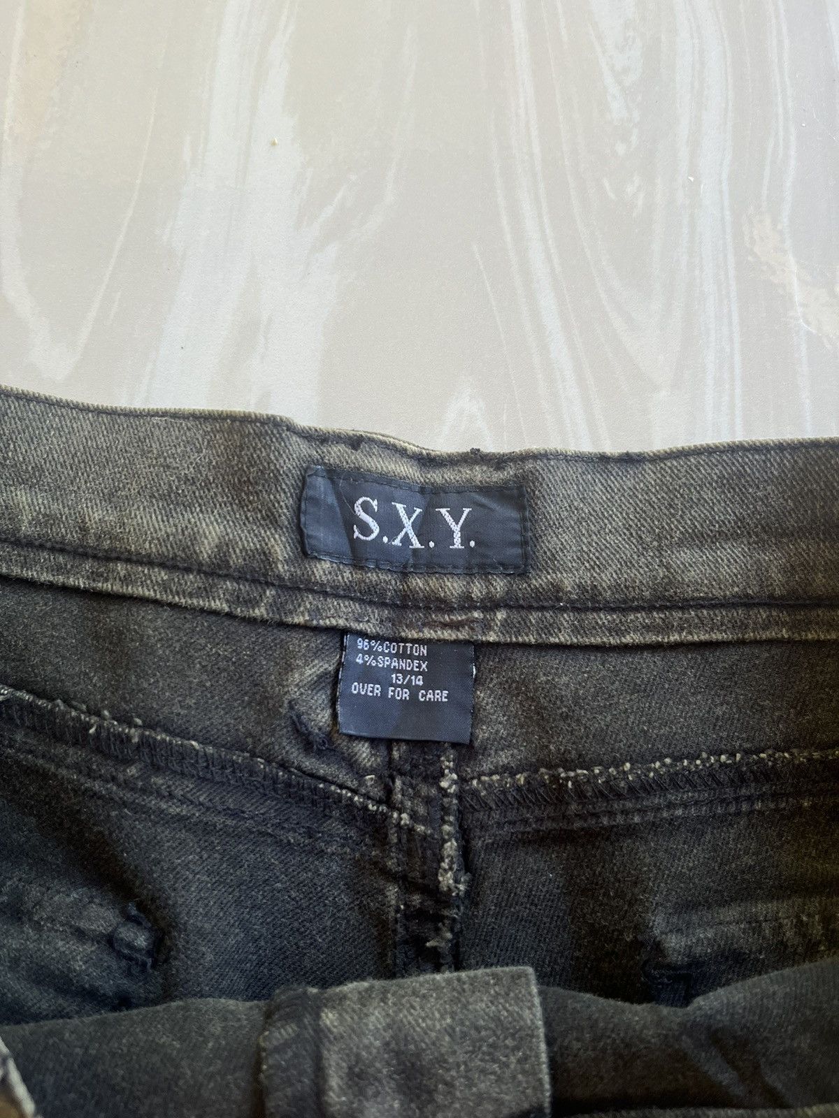 Hysteric Glamour × Japanese Brand Y2k S.X.Y. Flared denim Size US 34 / EU 50 - 5 Thumbnail