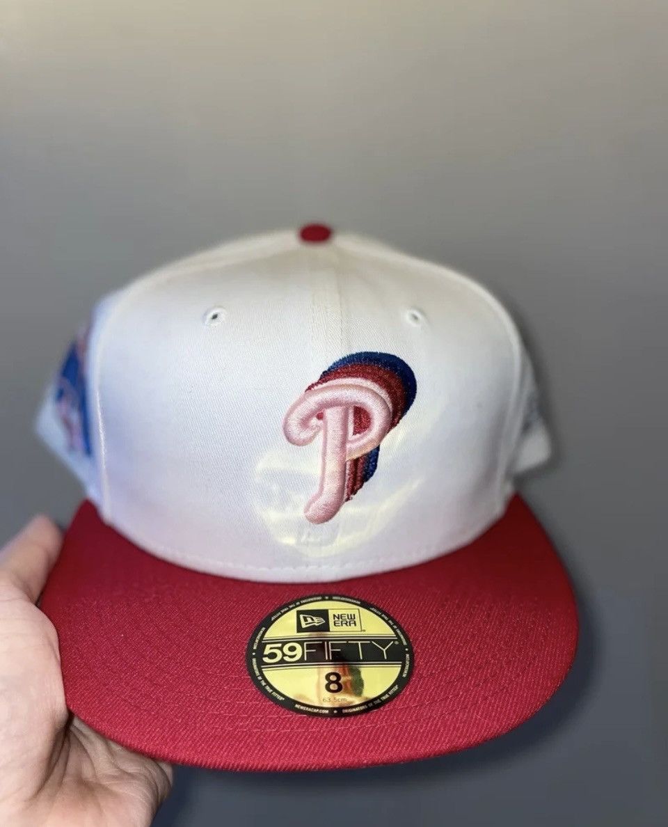image of Myfitteds Philadelphia Phillies Amsterdam Nike Dunk Inspirat in White, Men's