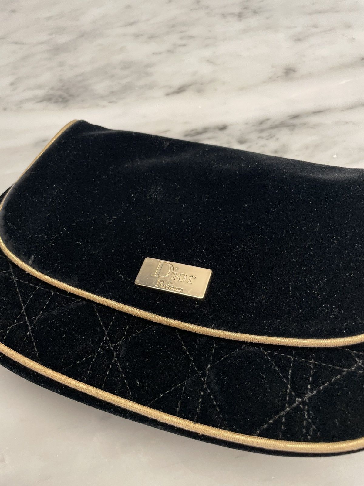 Dior Black Dior parfums cosmetic bag pouch beauty Size ONE SIZE - 2 Thumbnail