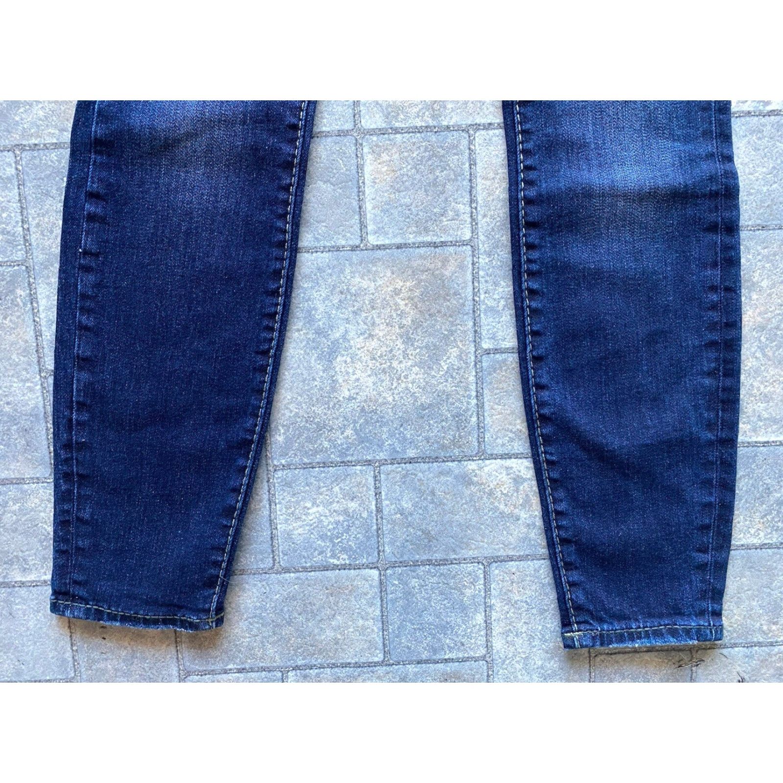 True Religion New True Religion Jennie Curvy Mid Rise Super Skinny Jeans Women’s Blue Size 24 Size 42" / US 20 - 2 Thumbnail