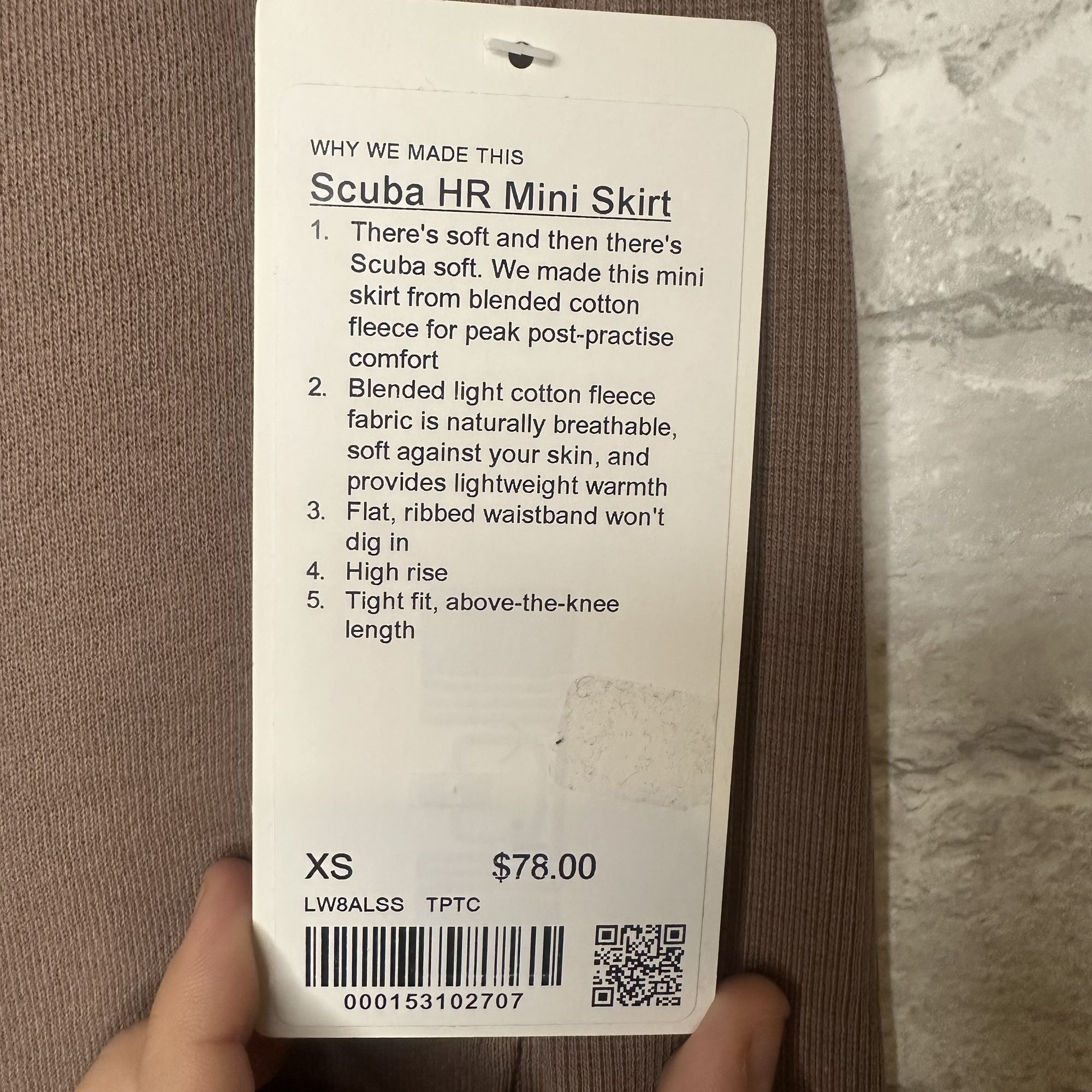 Lululemon Lululemon Scuba High Rise Mini Skirt NWT Size XS (TPTC) Size 27" / US 4 / IT 40 - 9 Thumbnail