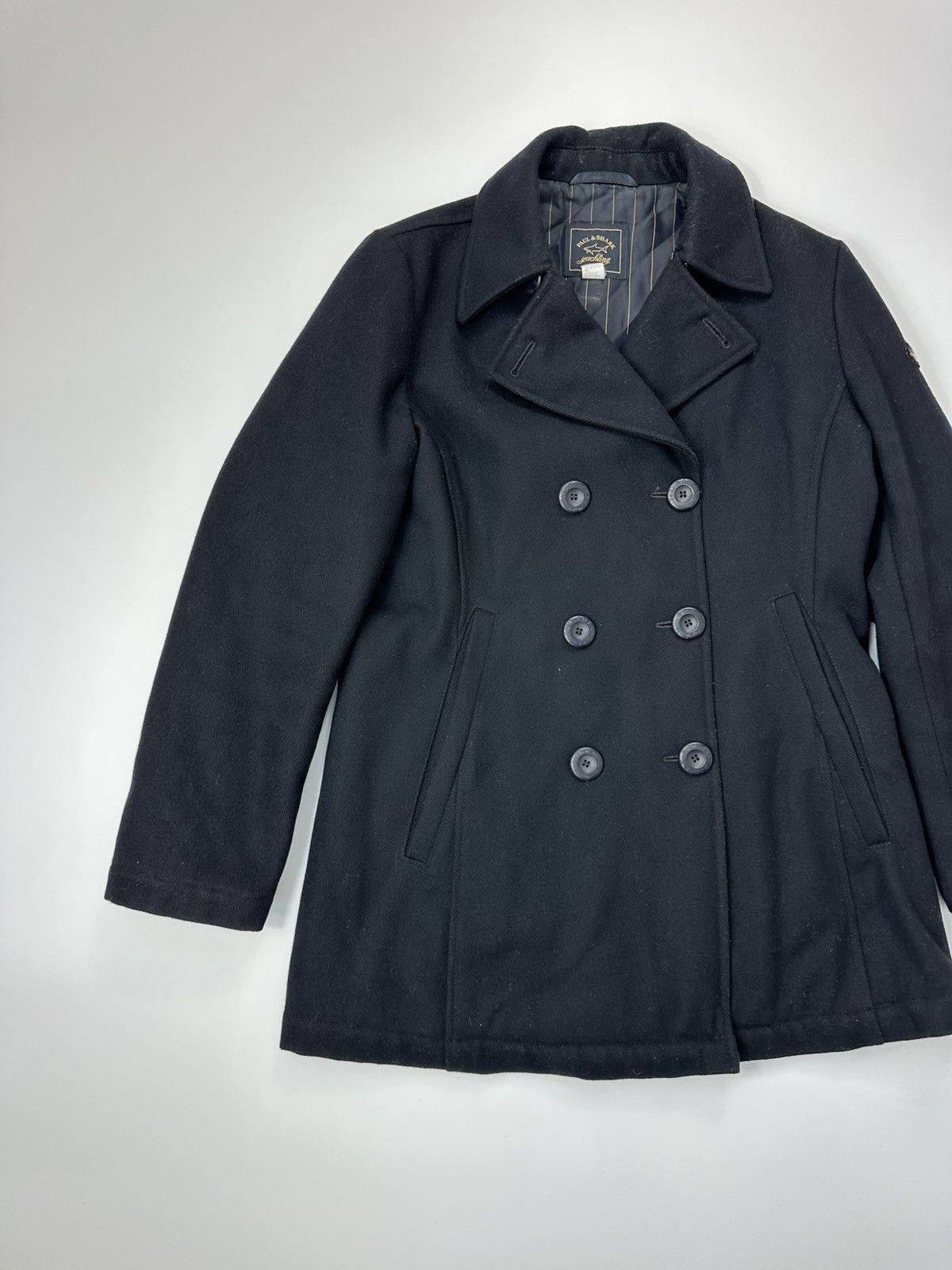 Paul & Shark Paul&Shark Heavy Wool Coat Men's L Size Logo Size US L / EU 52-54 / 3 - 2 Thumbnail