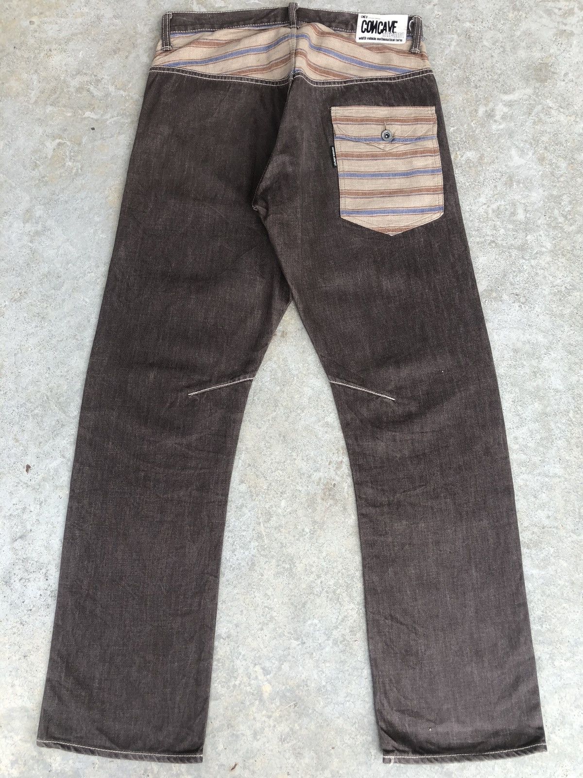 Japanese Brand Japanese Concave attempt Distressed Single Pocket Navajo Size US 33 - 1 Thumbnail