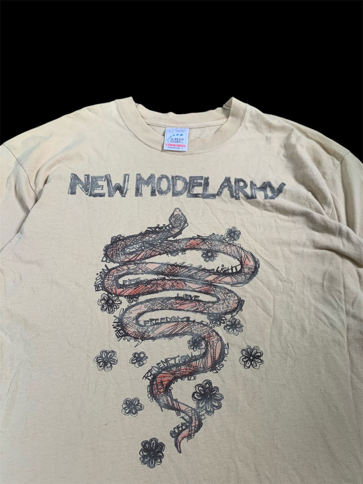 Band Tees × Vintage Vintage Late 90s New Model Army Band Tee Size US L / EU 52-54 / 3 - 2 Thumbnail