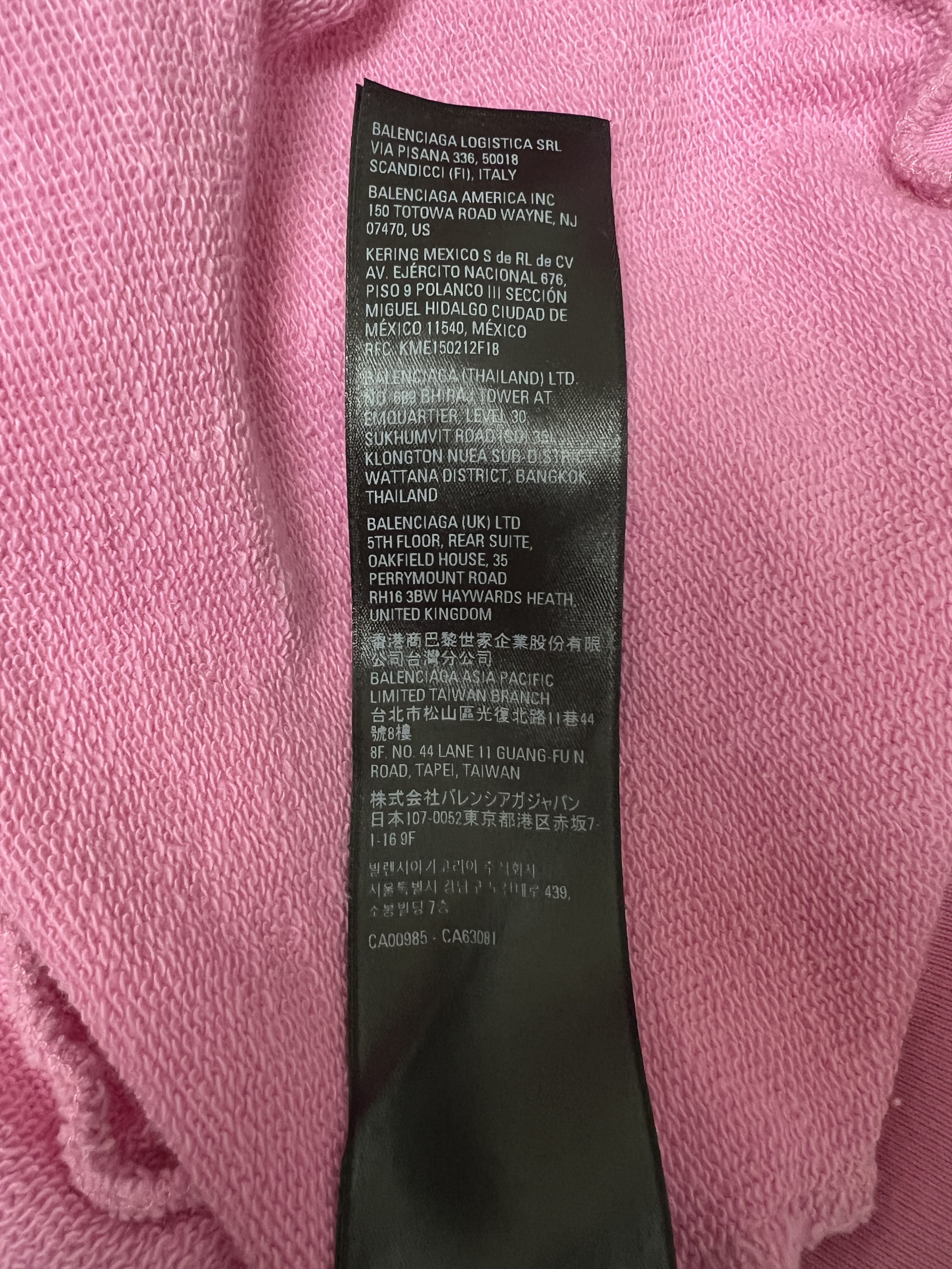 Balenciaga Balenciaga logo Pink sweater Size US L / EU 52-54 / 3 - 5 Thumbnail