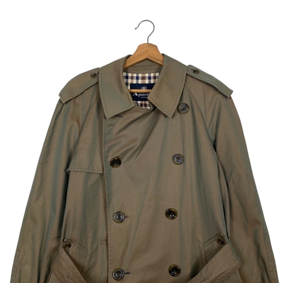 Aquascutum Aquascutum trenchcoat double breasted Size US M / EU 48-50 / 2 - 2 Thumbnail