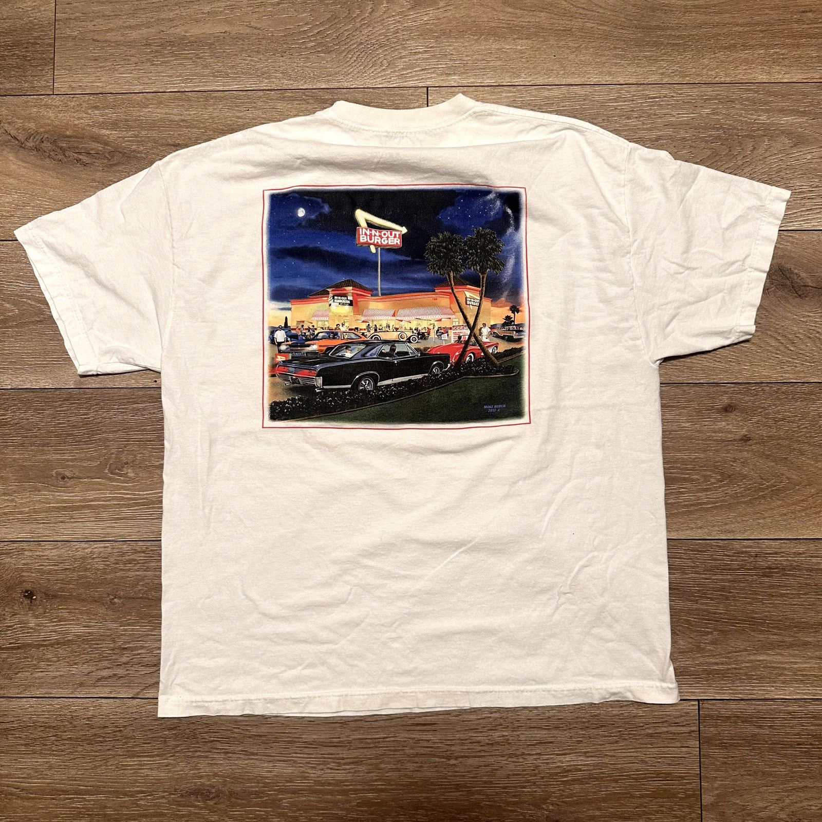 & Other Stories 2022 Oversized In-N-Out Texas Style White Graphic TShirt 2XL Size US XXL / EU 58 / 5 - 1 Thumbnail