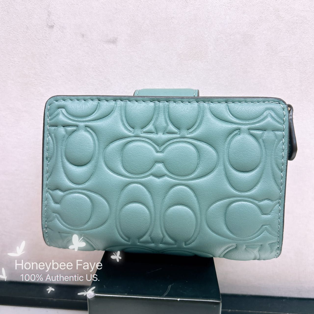 Coach Medium Corner Zip Wallet In Signature Leather CZ341 Size ONE SIZE - 3 Thumbnail