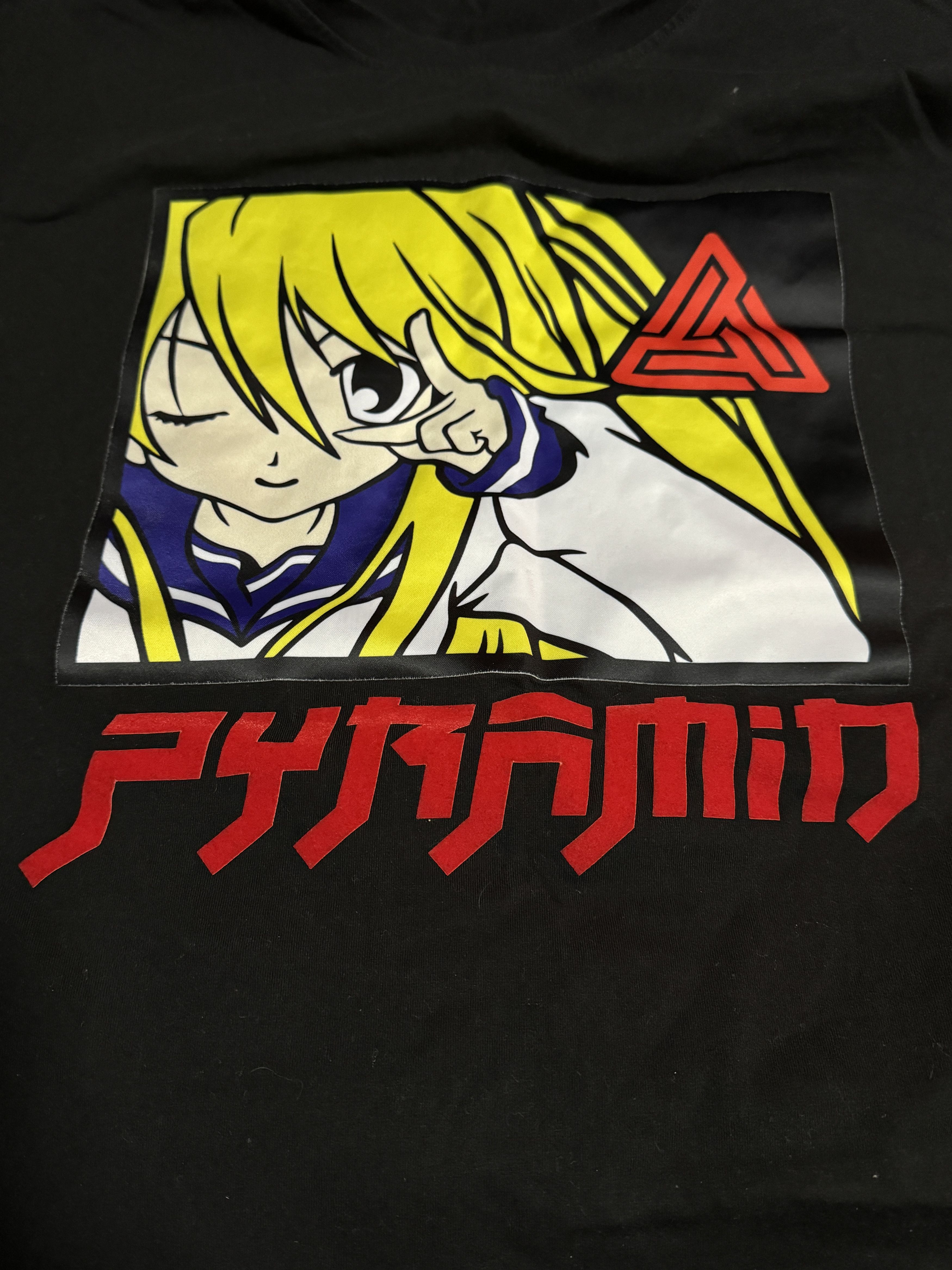 image of Lucky Star Black Pyramid Anime, Men's (Size XL)