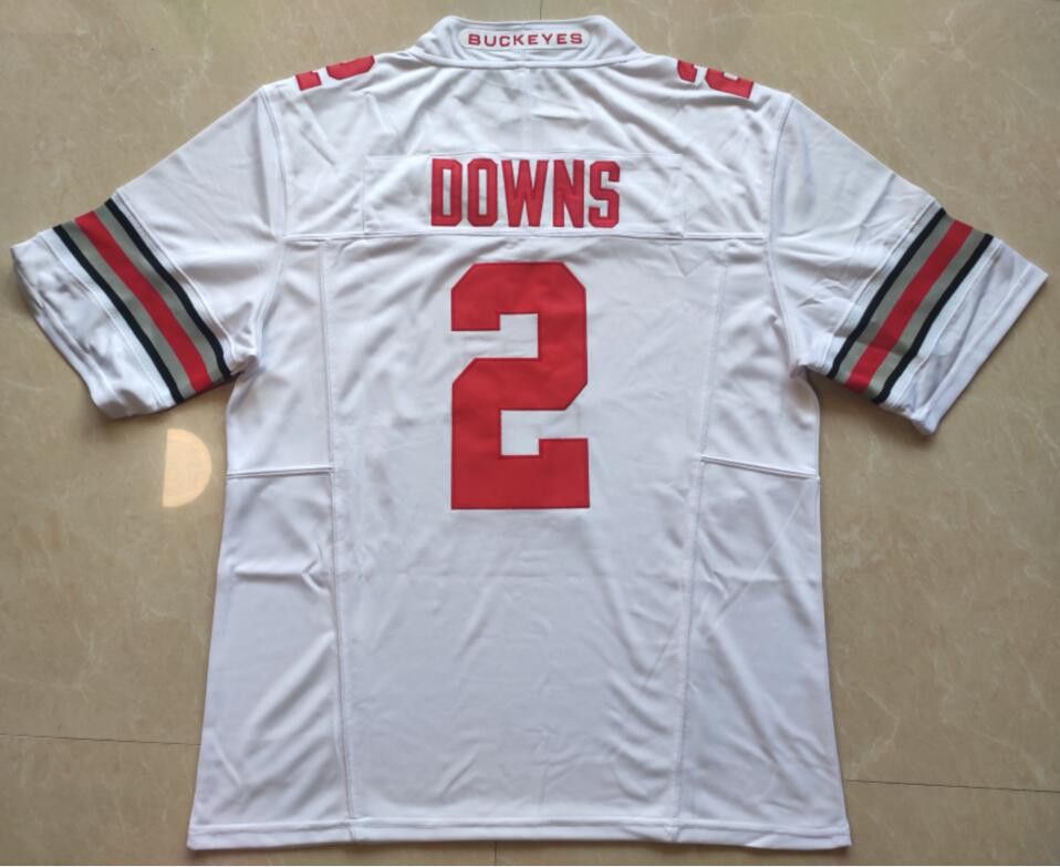 Other Men's Ohio State Buckeyes #2 Caleb Downs Jersey White Size US XL / EU 56 / 4 - 1 Thumbnail