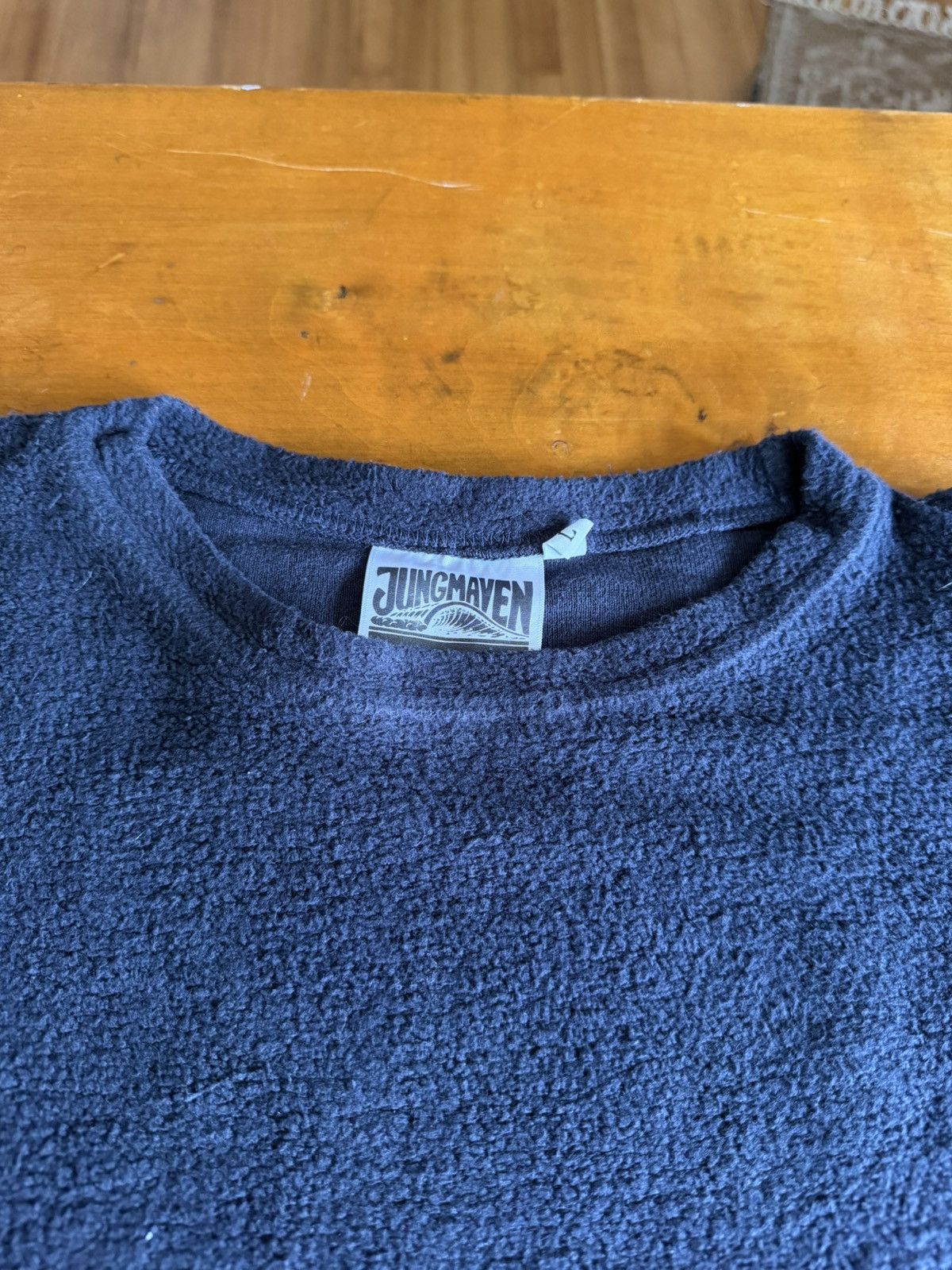 Jungmaven Jungmaven Long Sleeve Pullover Navy Blue Large Hemp cotton Size US L / EU 52-54 / 3 - 2 Thumbnail