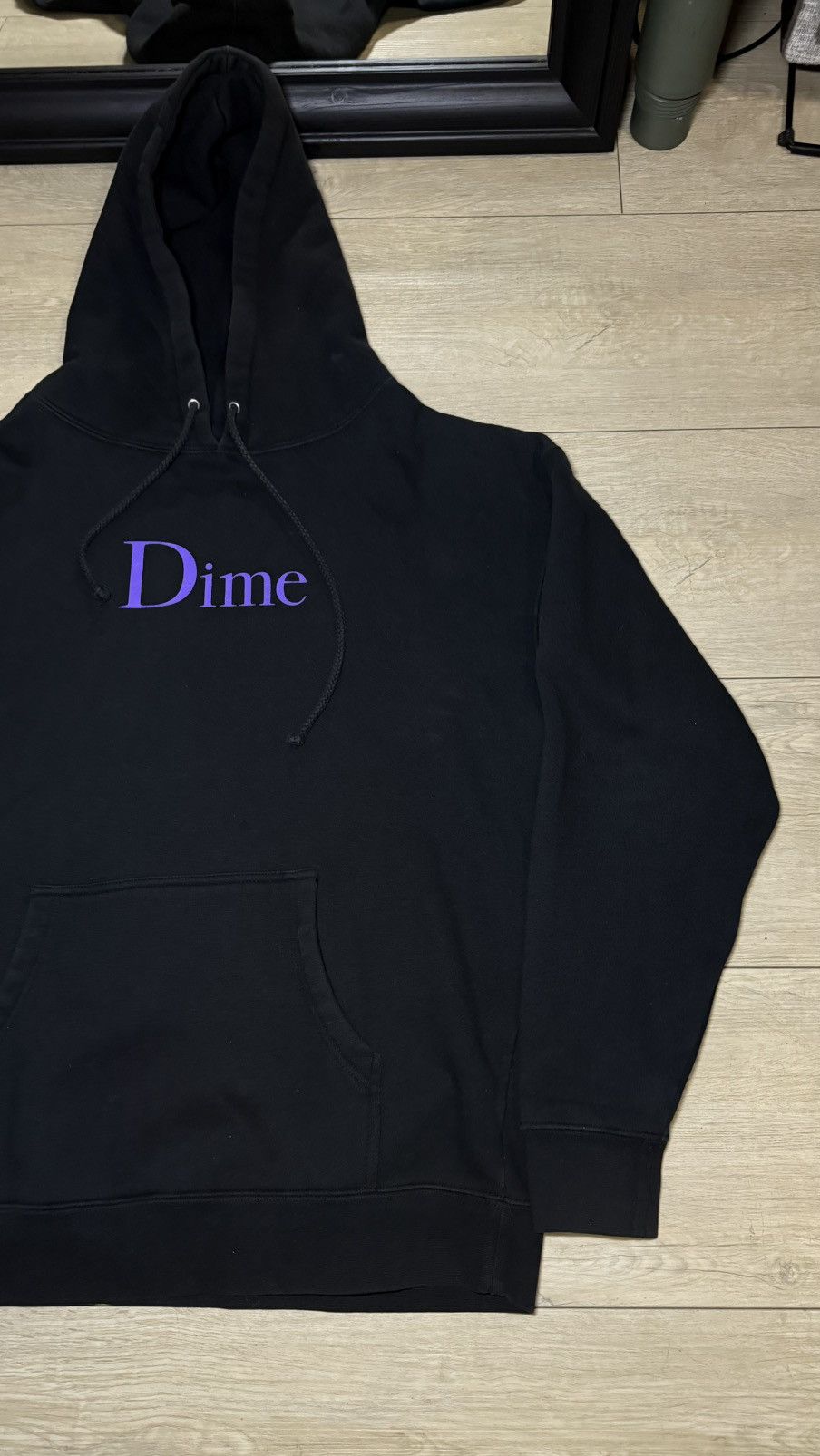 Dime Dime Classic Skateboards Purple Spellout Hoodie Dimecraft Size US L / EU 52-54 / 3 - 3 Thumbnail